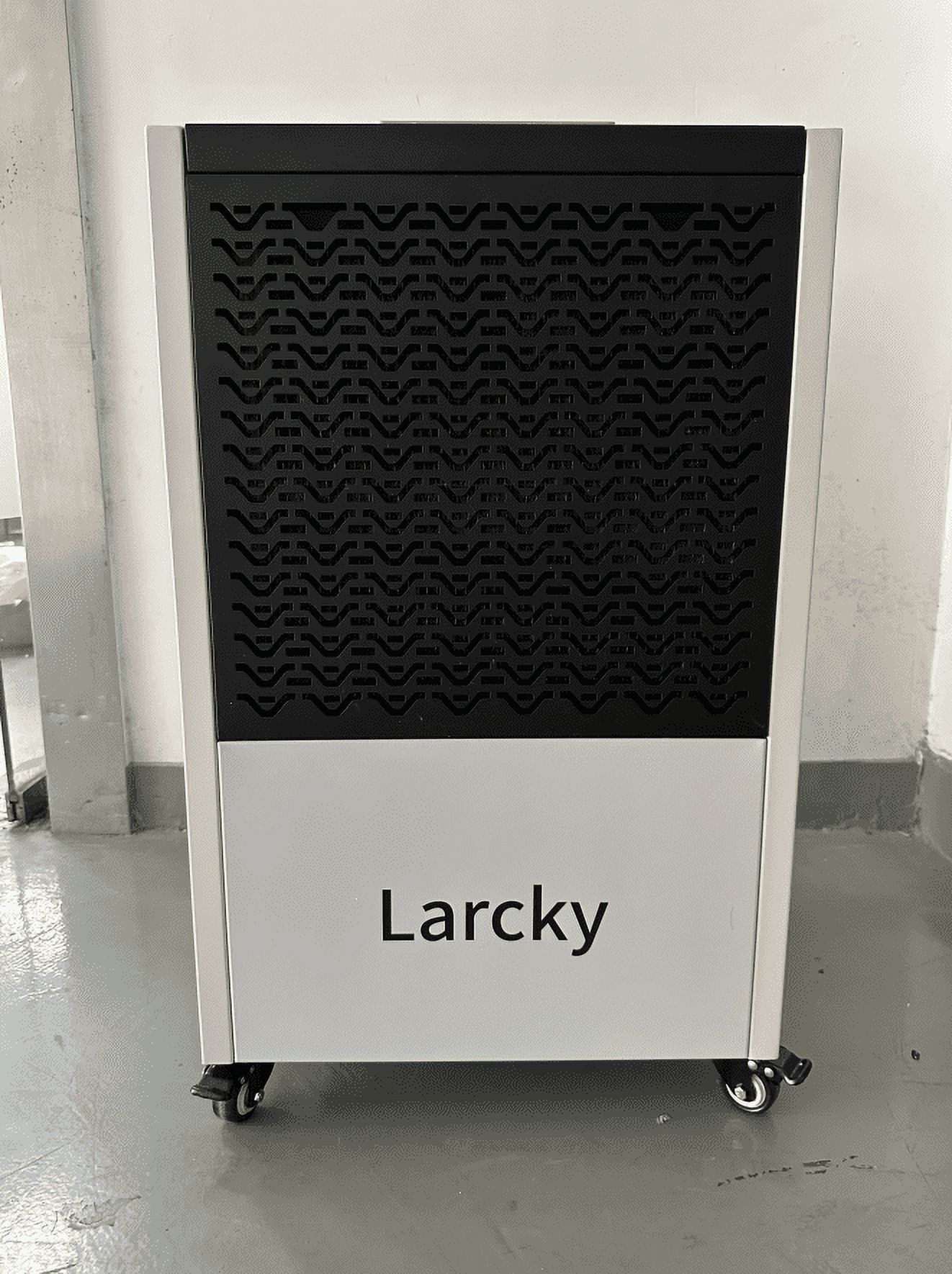 Larcky 250 Pints Commercial Dehumidifier with Pump and Drain Hose