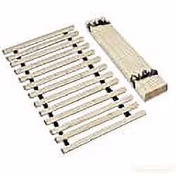 continental Sleep 075Inch Heavy Duty Mattress Support Wooden Bunkie BoardSlats, Queen Size, Beige