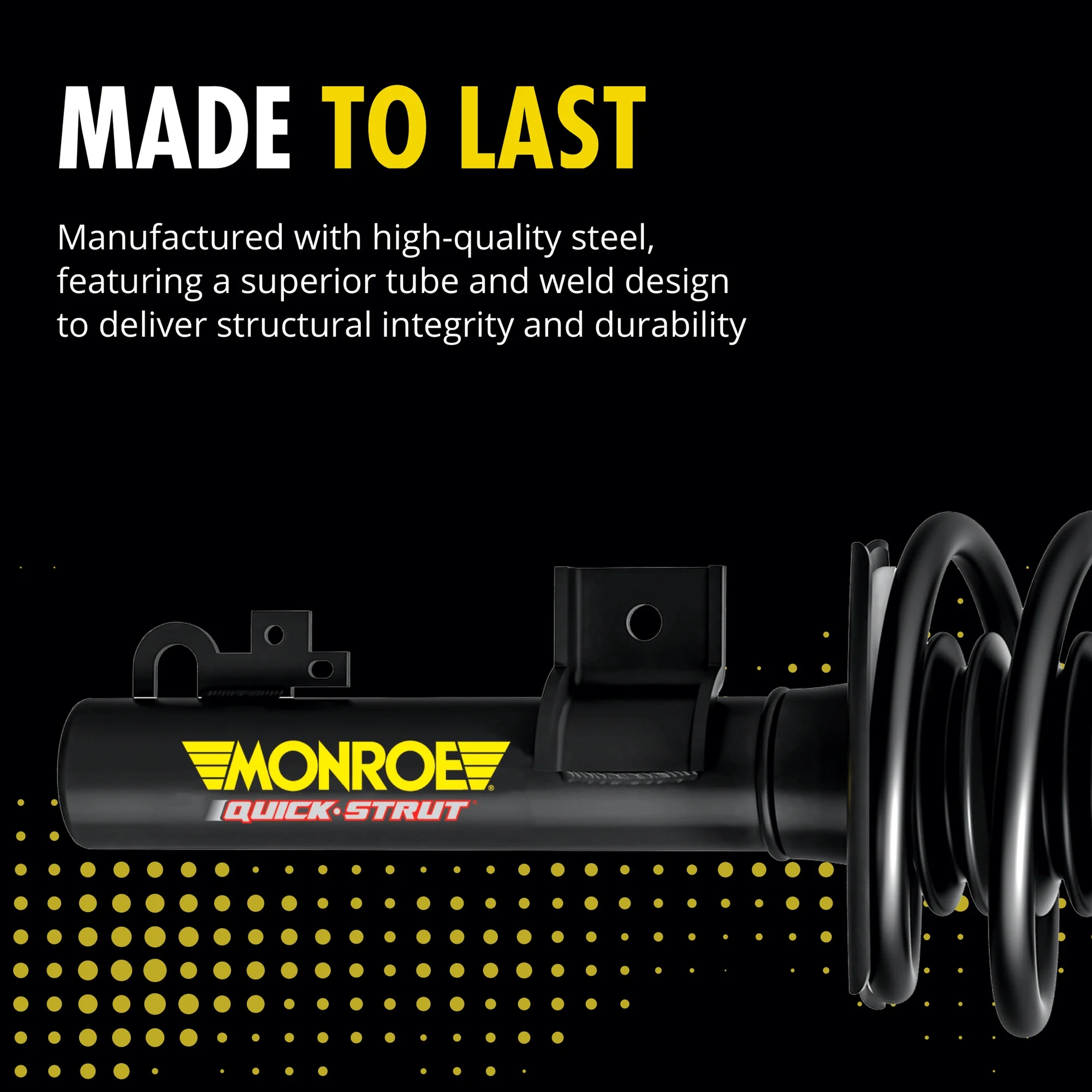 Monroe Shocks & Struts Quick-Strut 172493 Strut and Coil Spring Assembly