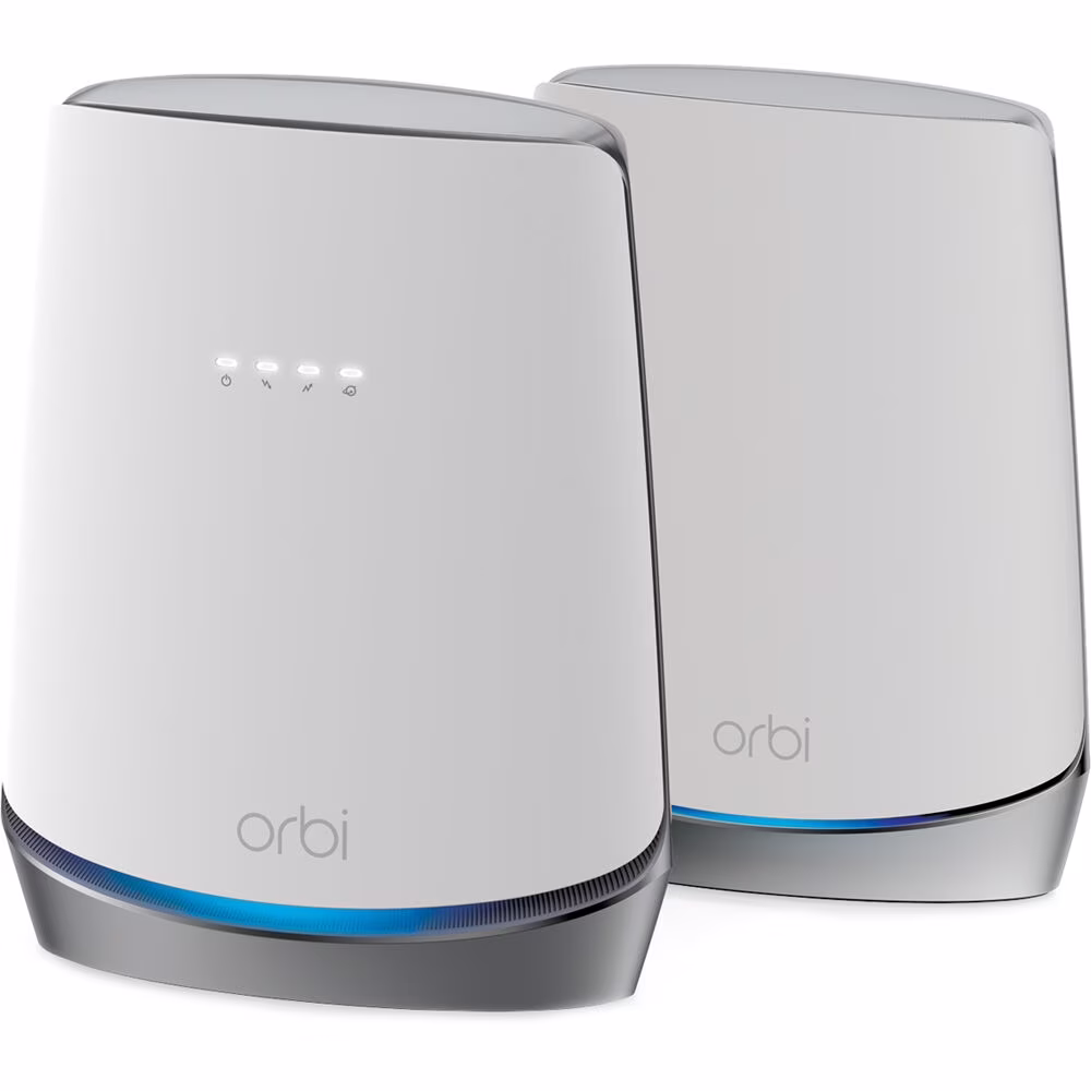 Restored NETGEAR - Orbi AX4200 Tri-Band Mesh WiFi 6 System with DOCSIS 3.1 Cable Modem Router + 1 Satellite Extender, 4.2Gbps (CBK752) (Refurbished)