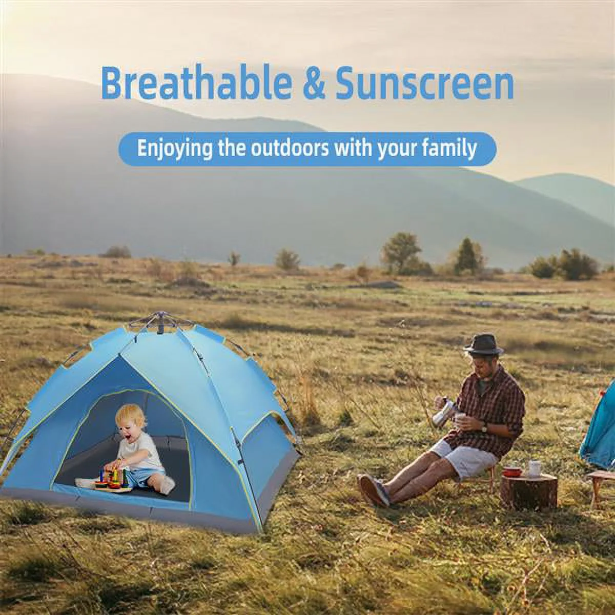 2-3 Person Camping Automatic Pop Up Tent