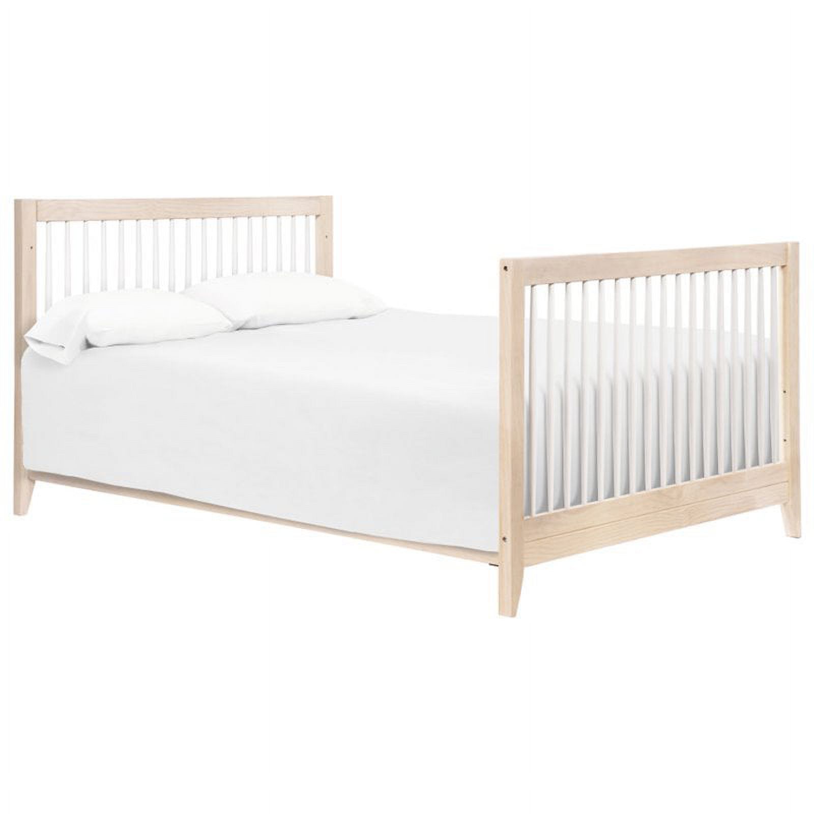 Sprout 4-in-1 Convertible Crib & Toddler Bed Conversion Kit Washed Natural/White