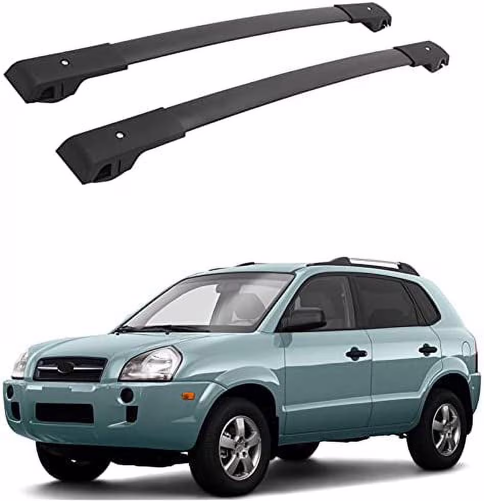 NIXFACE Cross Bars Fit for Hyundai Tucson 2005-2009 Cargo Bar Roof Rack Rail Top Accessories