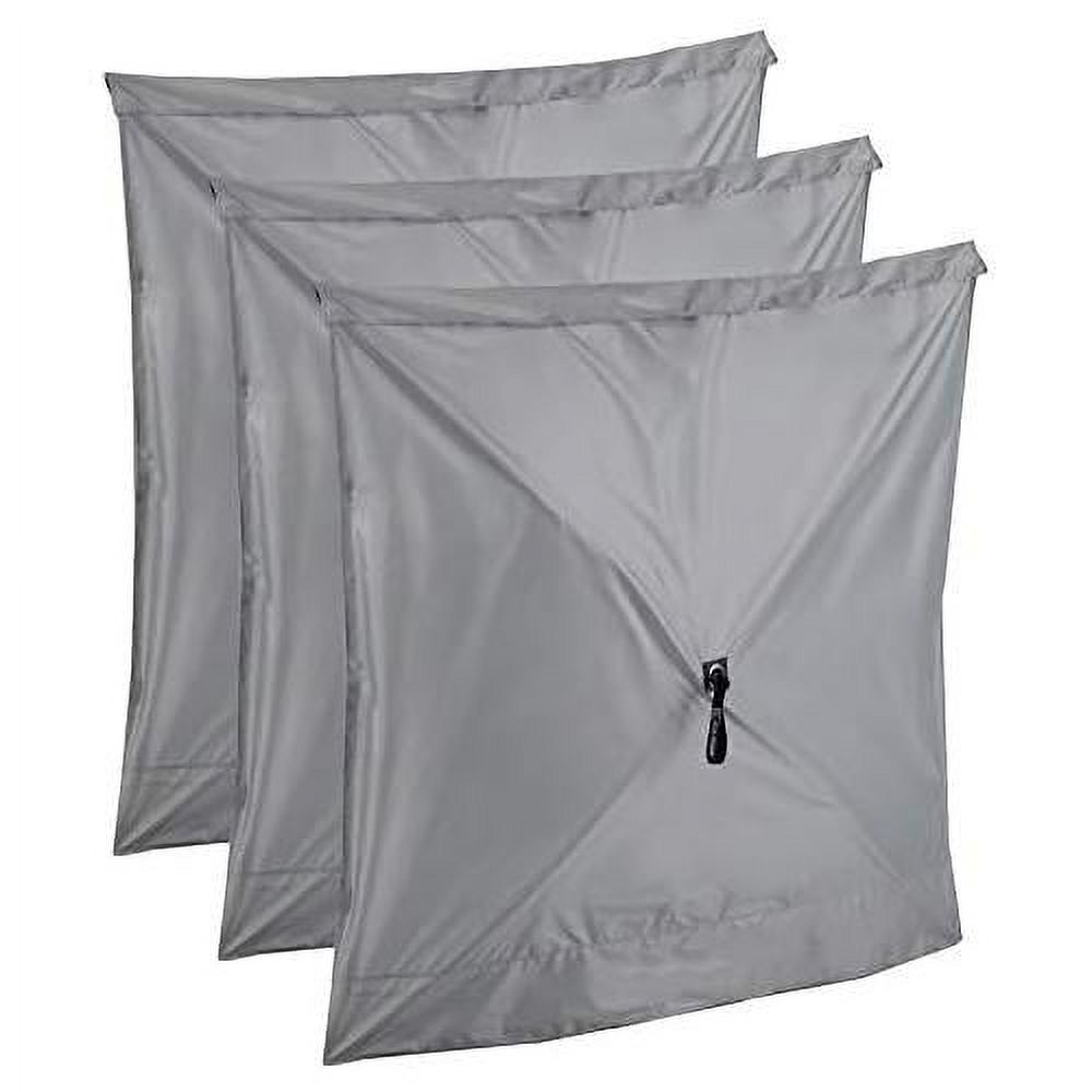 Quick Set Screen Hub Gray Fabric Wind & Sun Panels, Accessory (6 Pack)