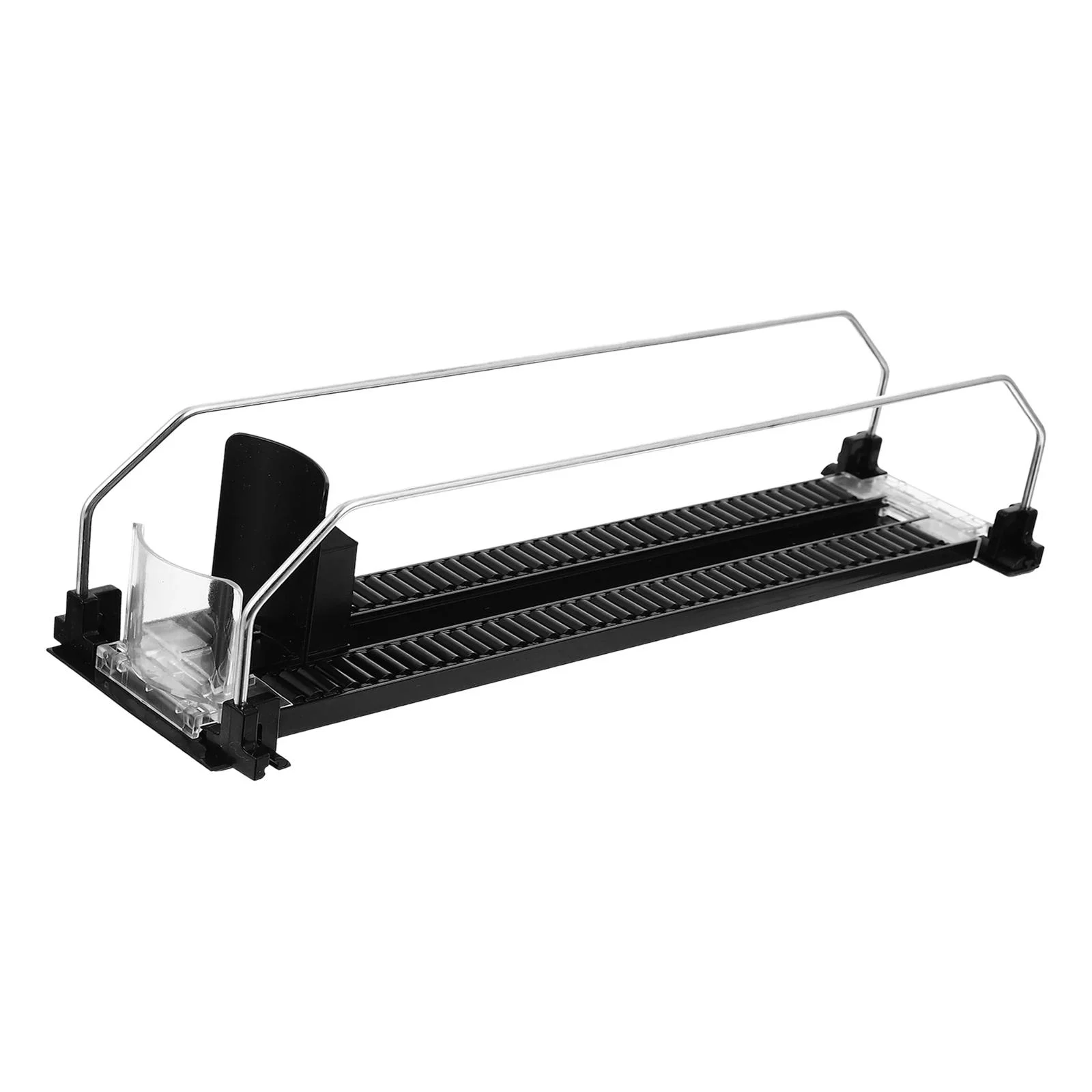 Drink Organizer Pusher Holder drink beverage Storage Reusable bottles kitchen Gadget Self Pushing Dispenser Can for Fridge Pantry Fittings 380-390mm