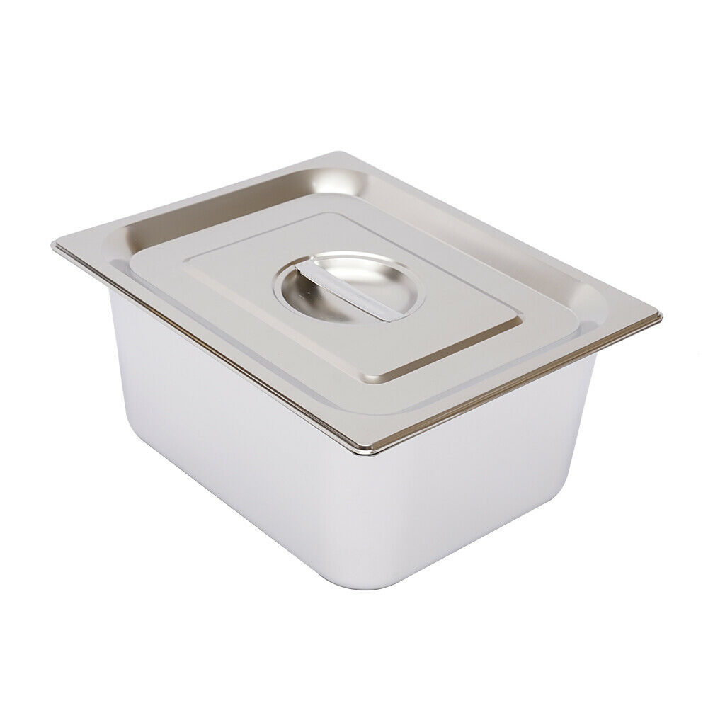 Fichiouy Food Warmer Steam Countertop Steamer Food Warming with 2 Pots & 2 Lids Food Holder 850W