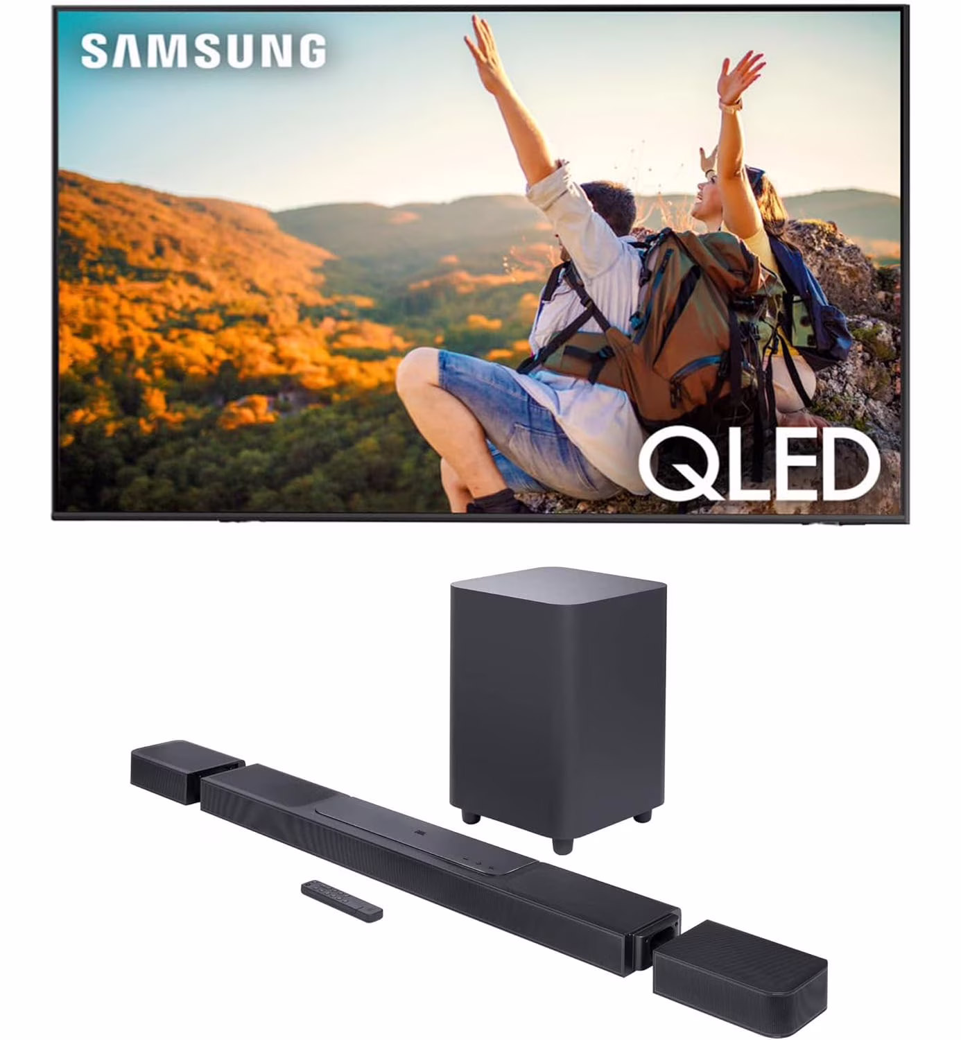 Samsung QN65QN90CAFXZA 65 Inch Neo QLED Smart TV with 4K Upscaling with a JBL BAR-1300X 11.1.4ch Soundbar and Subwoofer with Surround Speakers (2023)