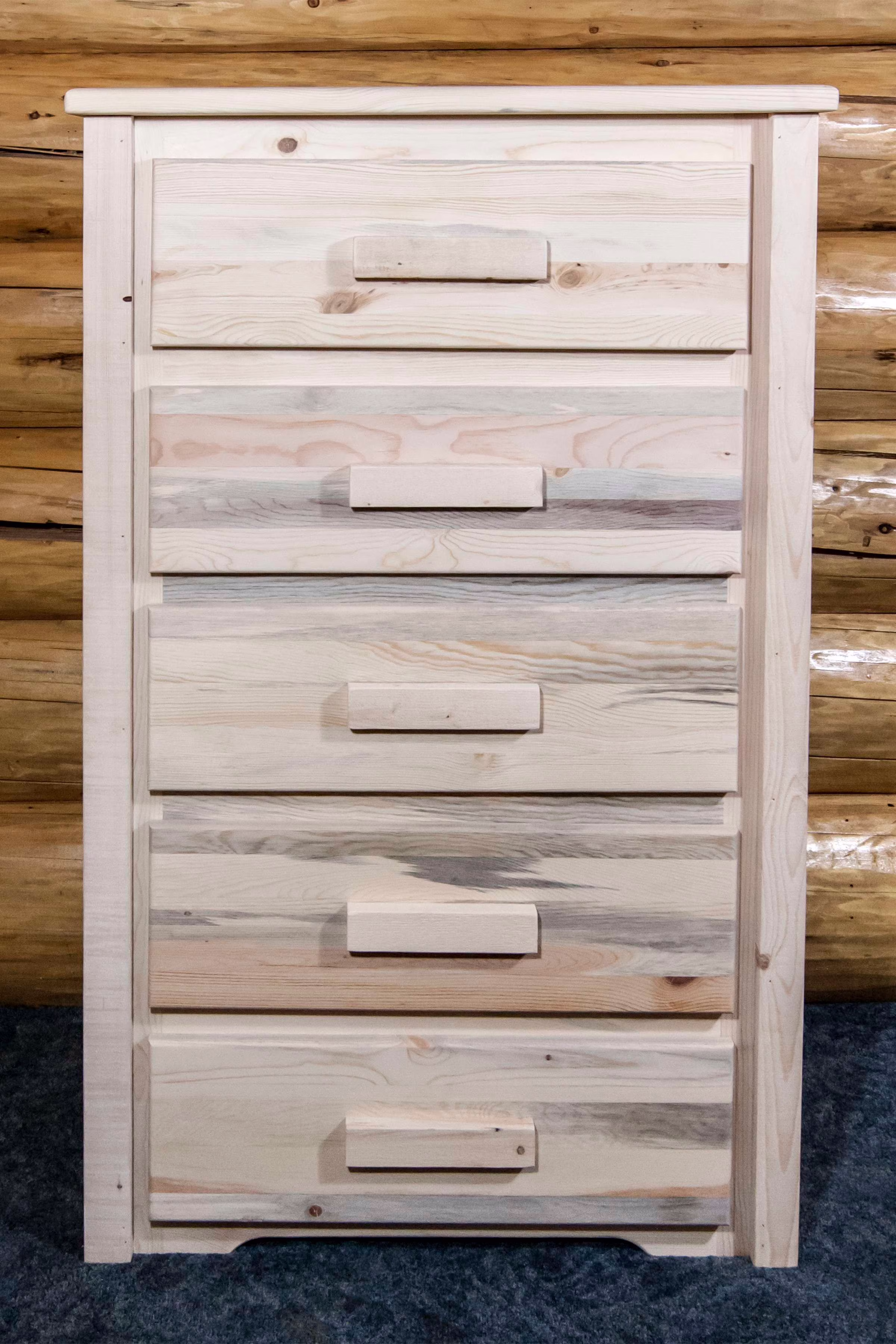 Homestead Collection 5 Drawer Chest of Drawers, Ready to Finish