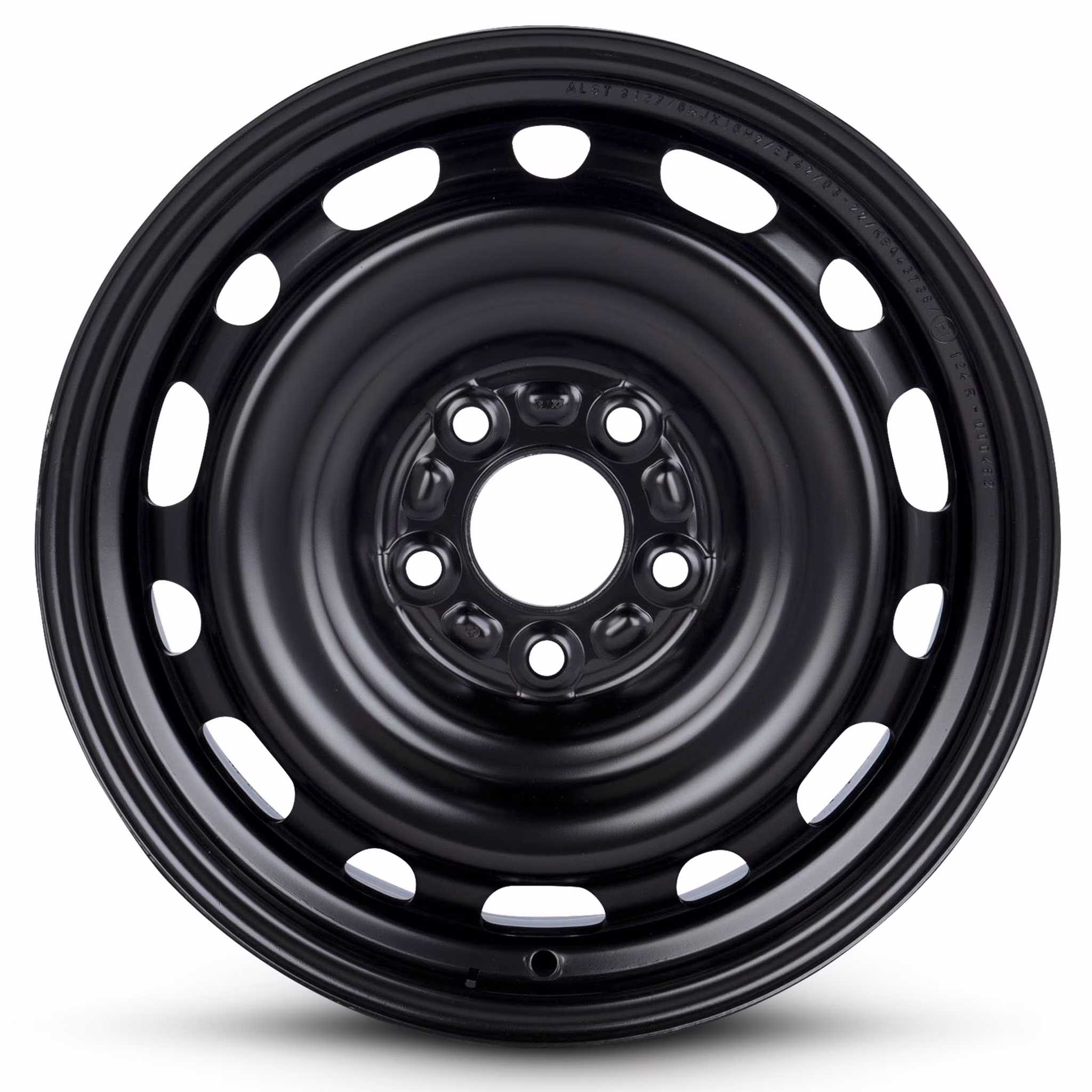 For 2004-2020 Hyundai Sonata 16 Inch Painted Black Rim - OE Direct Replacement - Road Ready Car Wheel