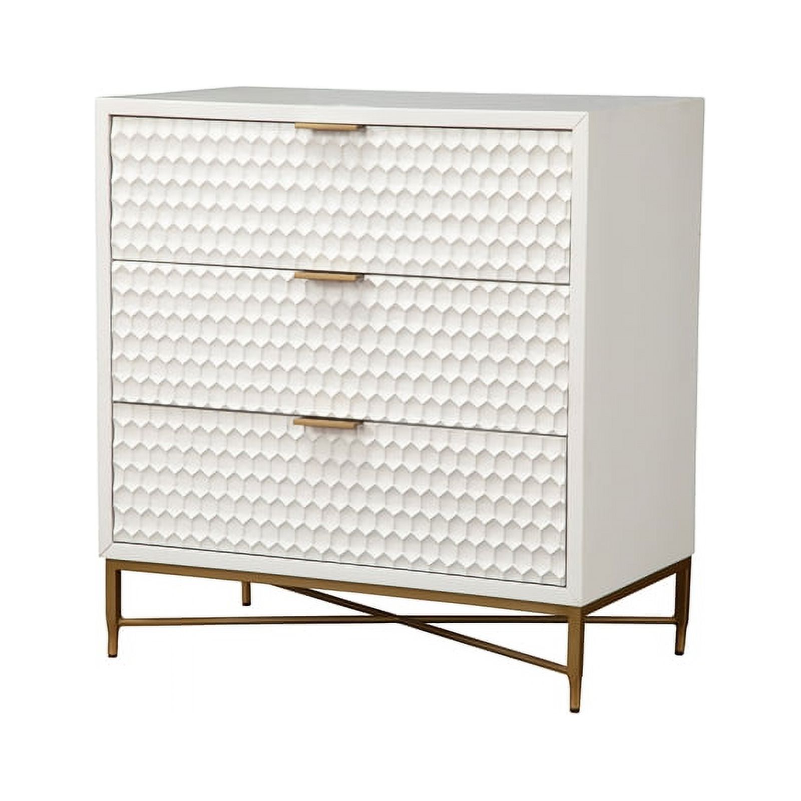 Home Square 4 Piece Set with Nightstand Standard King Headboard & Accent Chest