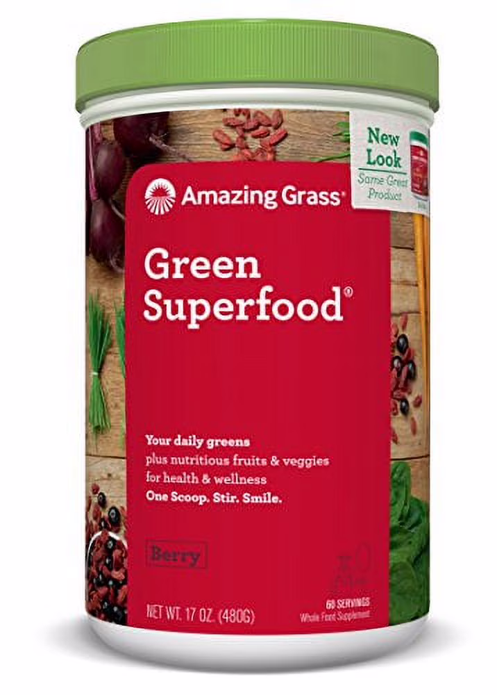 Amazing Grass Green Superfood Berry, 60 servings, 17 Ounces
