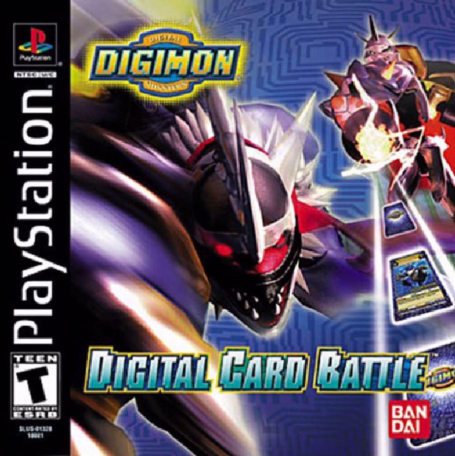 Restored Digimon Digital Card Battle (Sony PlayStation 1, 2001) Battle Game (Refurbished)
