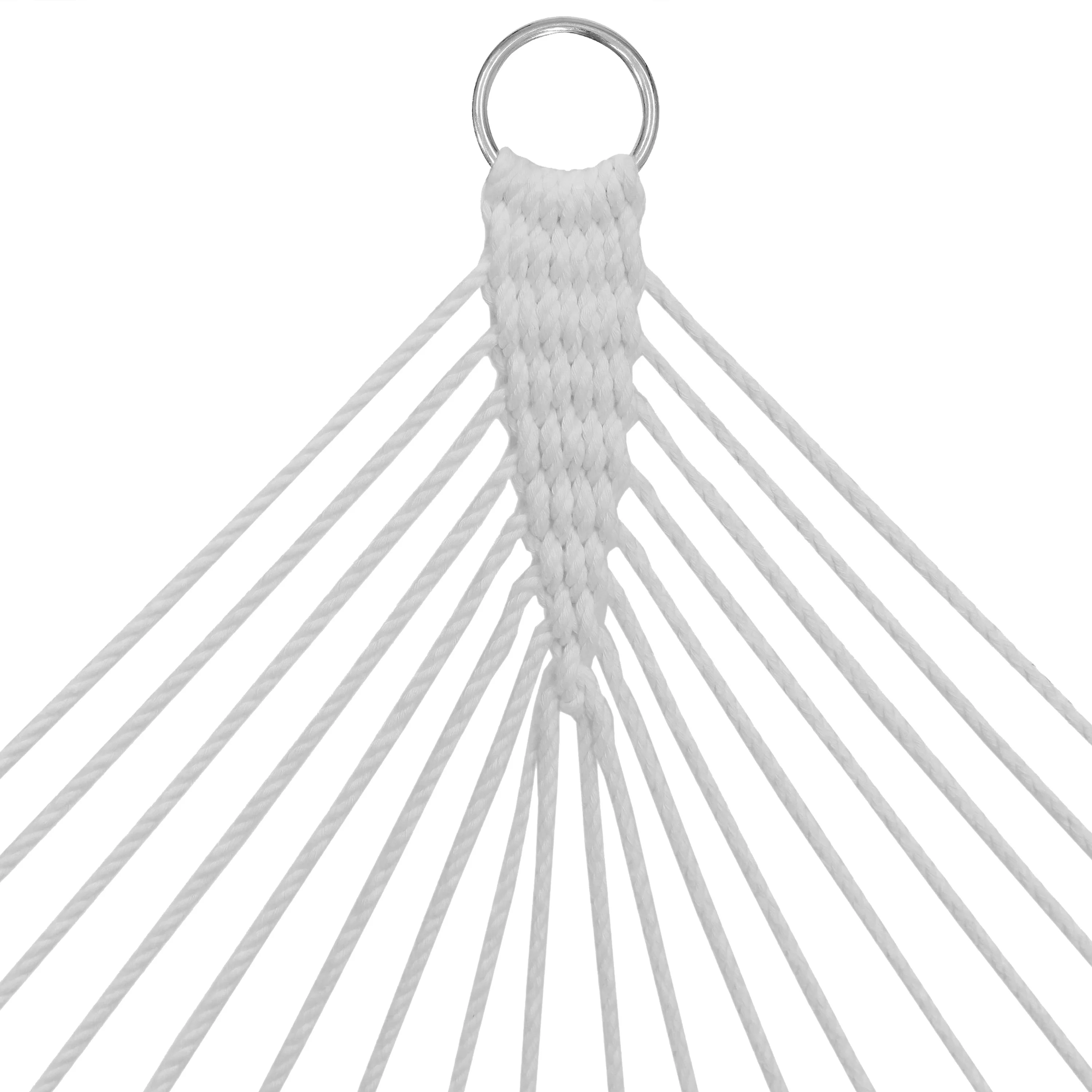 Sunnydaze 2-Person Quilted Hammock with Bolster Pillow - Red