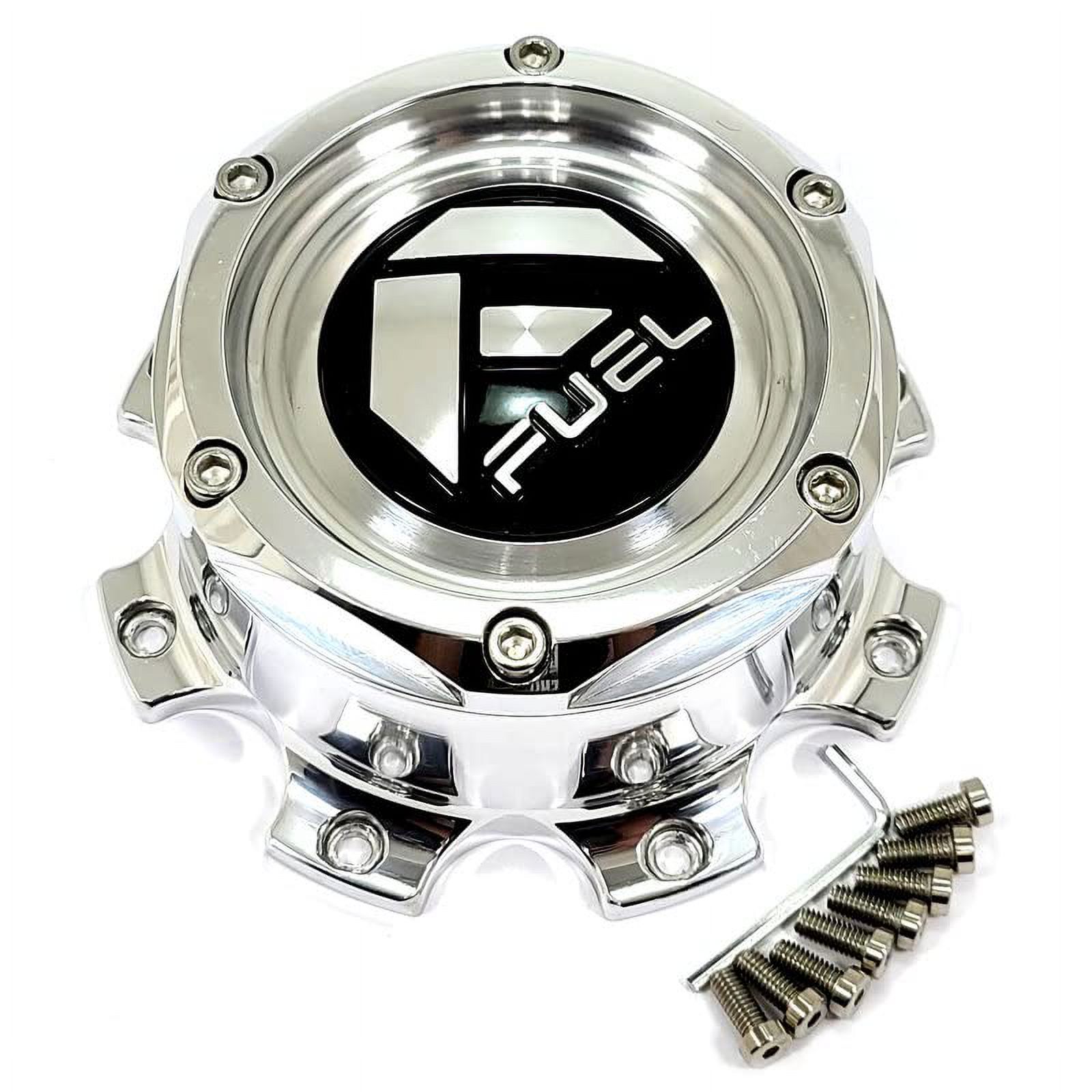 Fuel 2PC FUEL POLISHED BILLET CAP 8X6.5/170 TALL - 1004-58-08TH