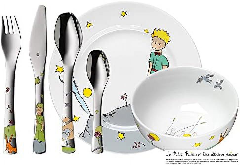 Children Crockery-Set 6-Pieces The Kleine Cromargan 18/10 Stainless Steel Brushed Suitable From 3 Years