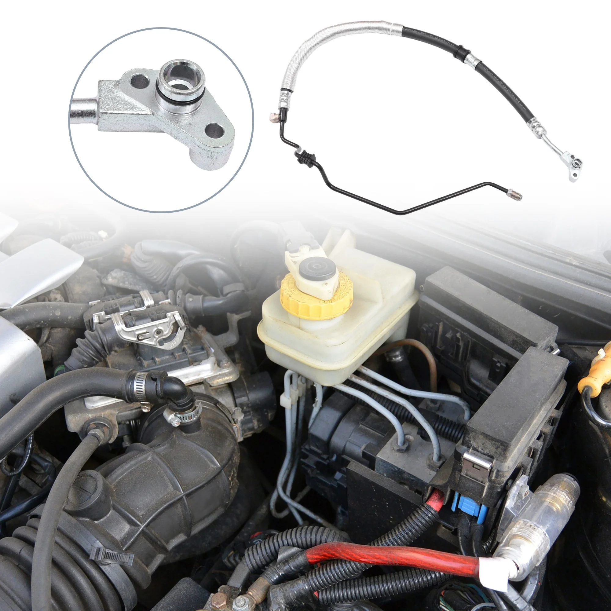 Power Steering Pressure Line Hose for Honda Odyssey EX EX-L LX Touring 3.5L V6 - Gas 2008-2010