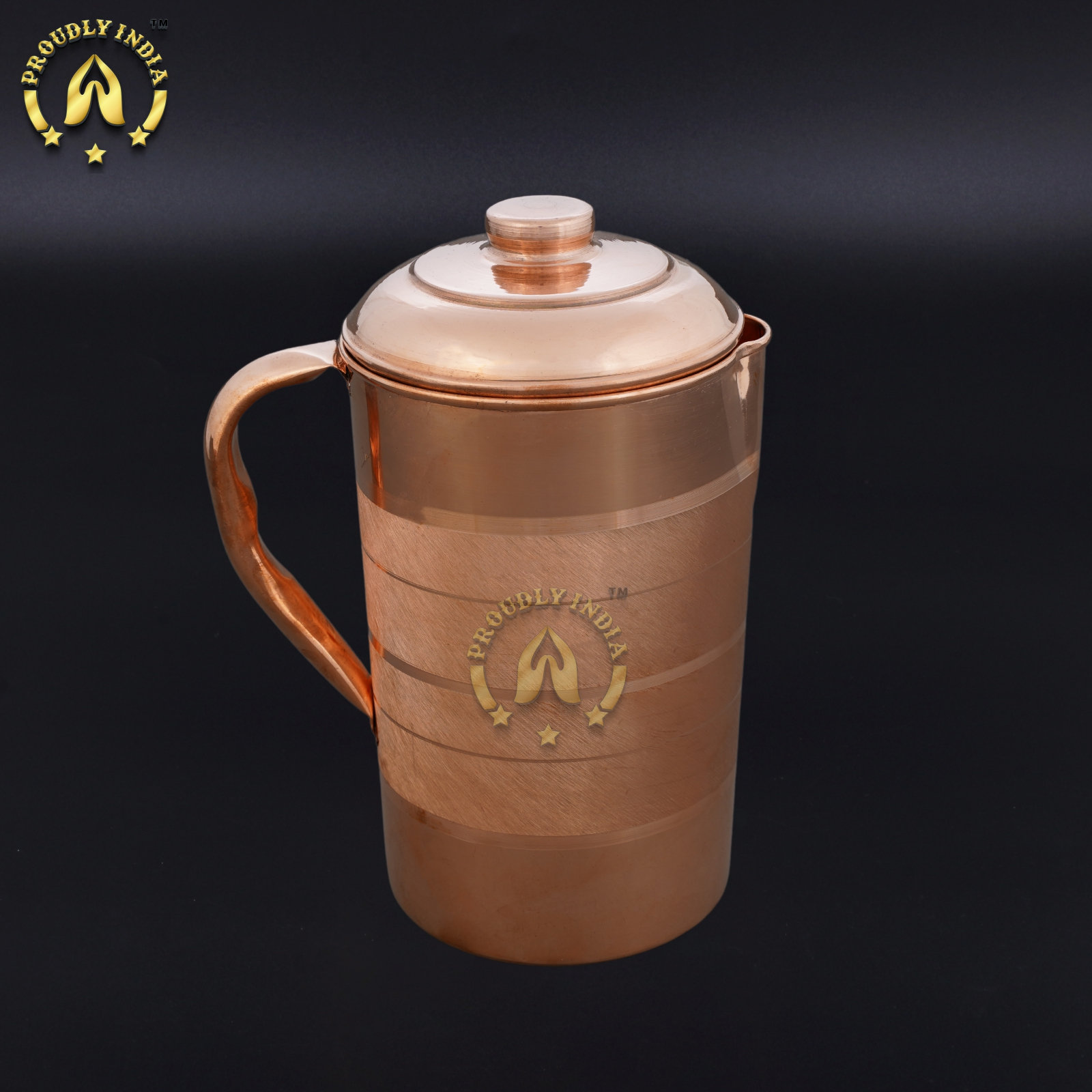 Proudlyindia Copper Jug, Copper Water Pitcher, Antique Copper Jug, Pure Copper Jug, Tamba Jug Online
