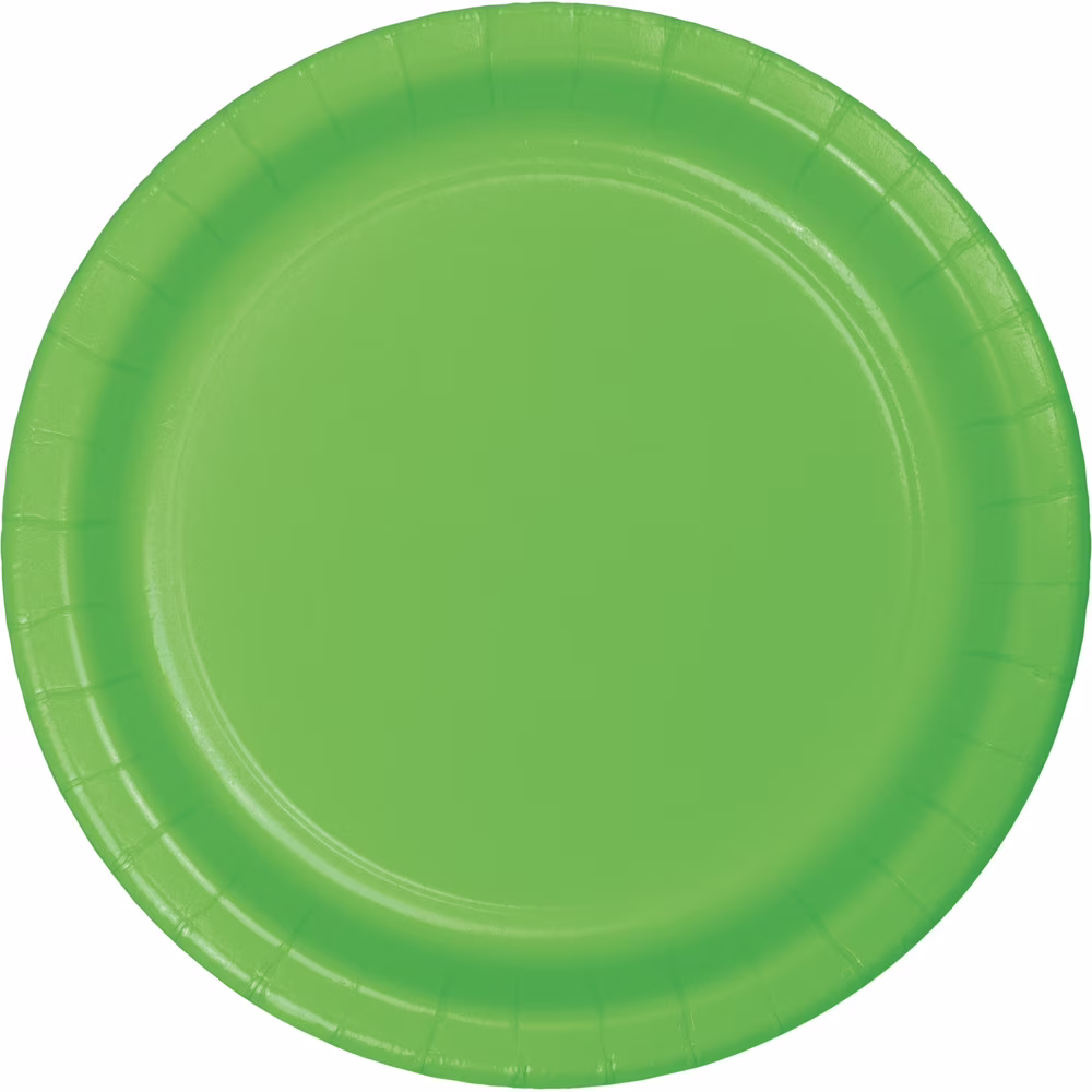 Party Central Club Pack of 240 Fresh Lime Disposable Paper Party Banquet Dinner Plates 10