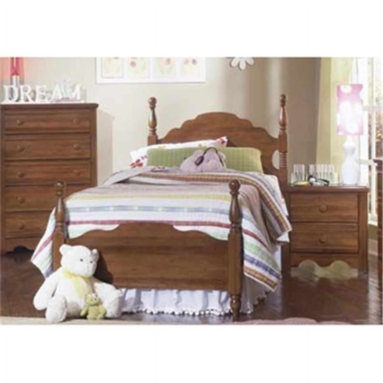 Carolina Furniture Works  Footboard - Brown Cherry