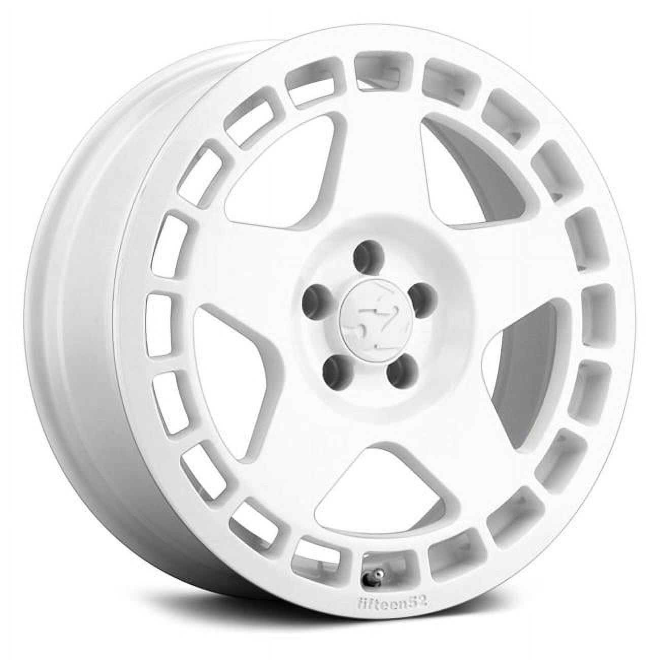 TURRW-88554-30 18 x 8.5, 5 x 114.3 Turbomac Rally Wheel, White