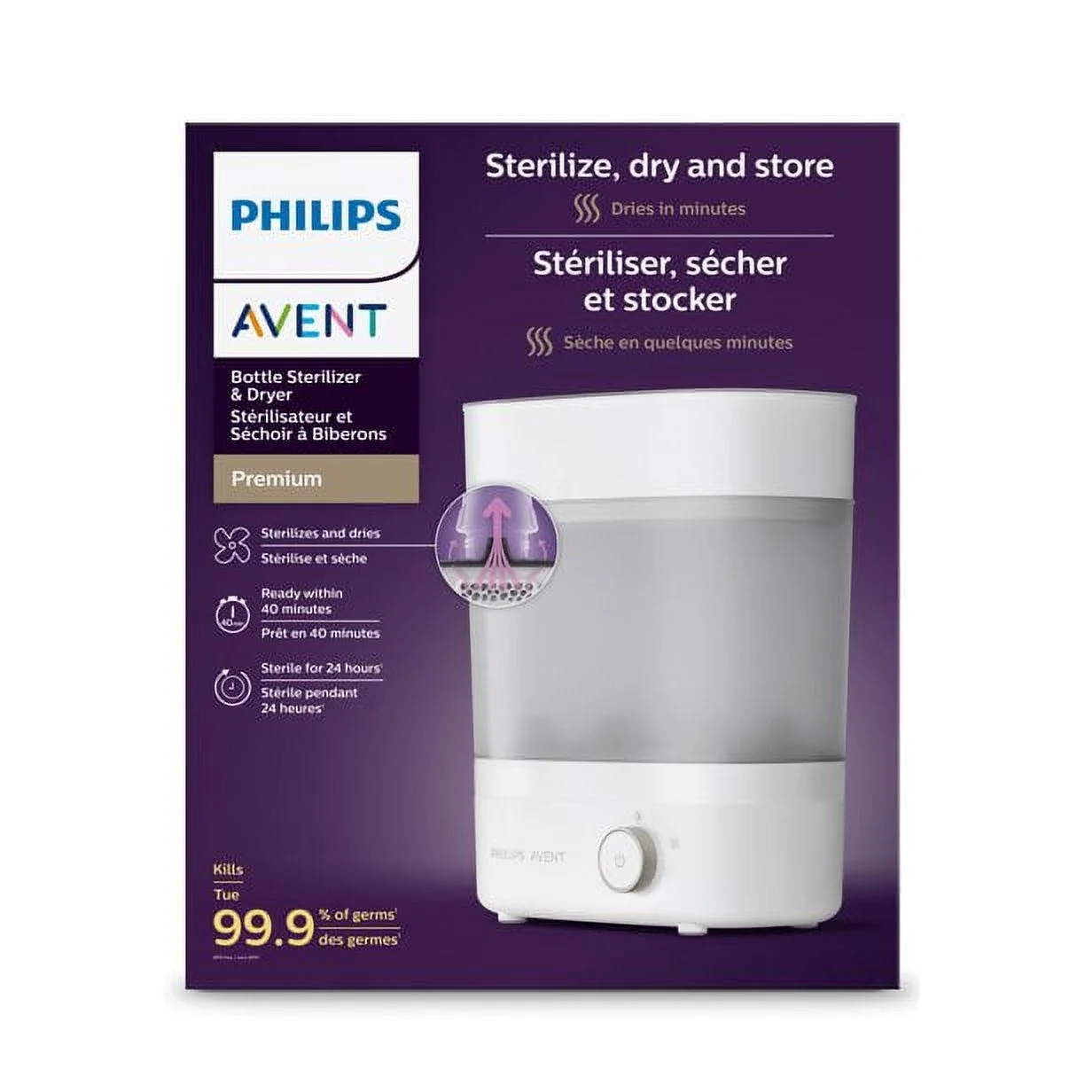 Philips Avent Premium Baby Bottle Sterilizer with Dryer SCF293/00