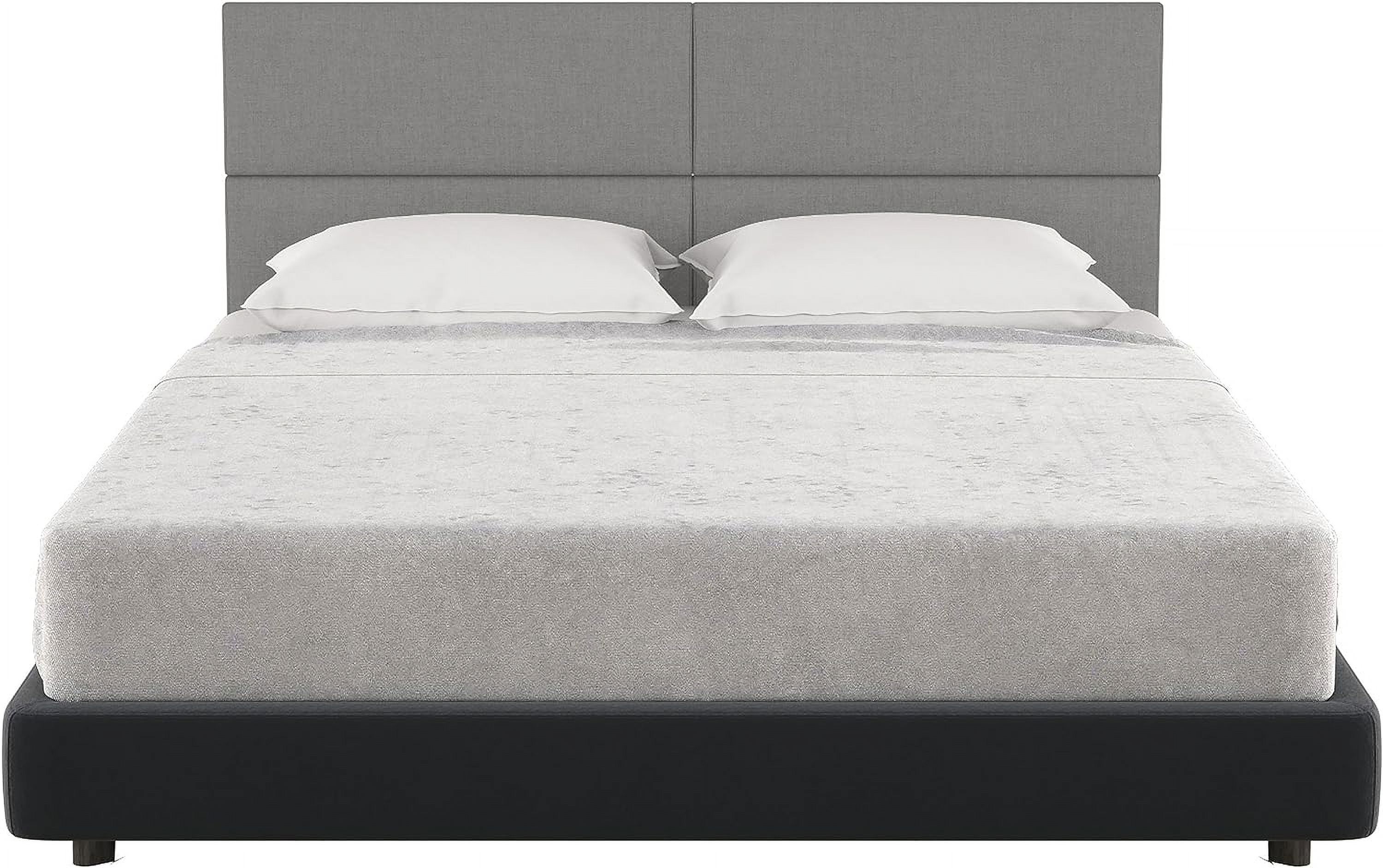 Panelist Modern Padded Headboard – Set Of 4 Wall Mounted Panels (Each 11.25