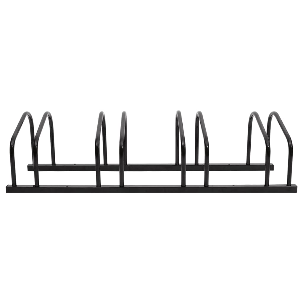 Dcenta Bike Rack for 4 Bikes Black Steel