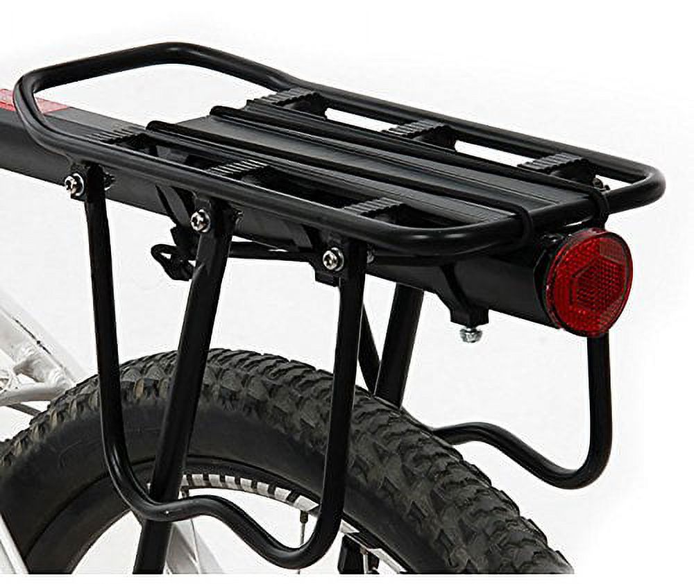 ThreeH Bicycle Rear Rack Adjustable Aluminum Alloy Bike Rack with Reflector BK431
