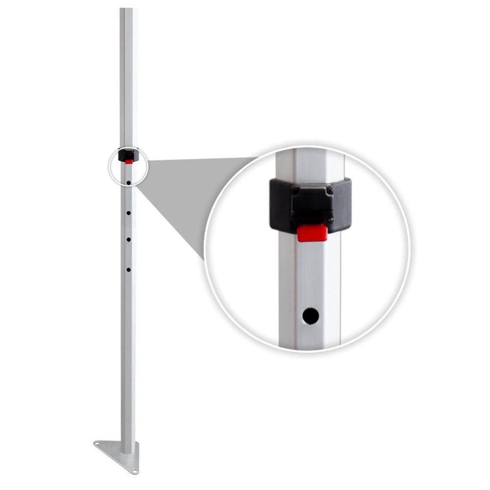 Vispronet 10x10 Canopy Tent Frame, 40lb, Height Adjustable Legs, Frame Only