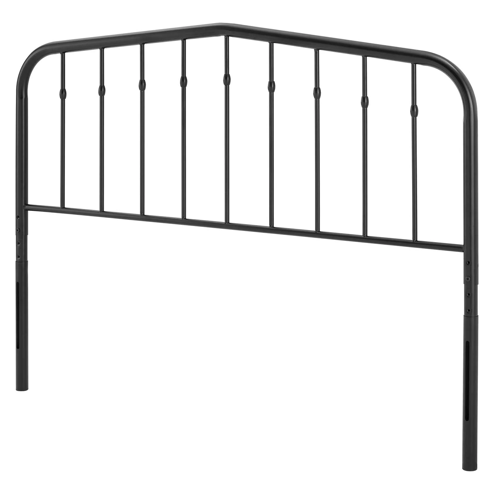 Headboard, King Size, Metal, Black, Modern Contemporary Urban Design, Bedroom Master Guest Suite