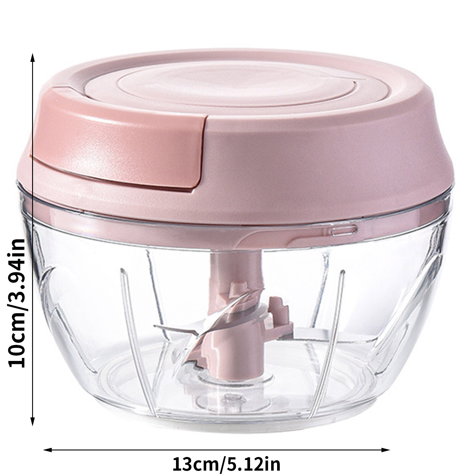 Taicanon Onion Cutter Manual Onion Chopper With Pulley Kitchen Multi Chopper Small Vegetable Cutter Onion Chopper For Onions(Blue)