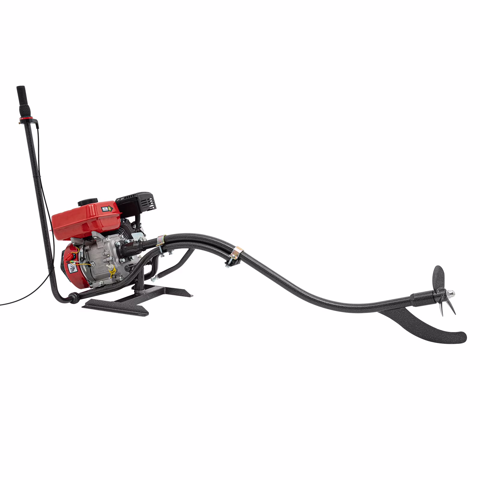 Loyalheartdy 7.5HP 4 Stroke Outboard Motor 212CC Gasoline Fishing Boat Engine w/Single Cylinder Air-cooled TCI System Max 3600rpm