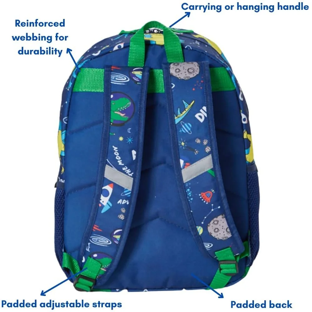 Ralme Boys Dinosaur Backpack with Lunch Box 2 Piece Set 16 inch