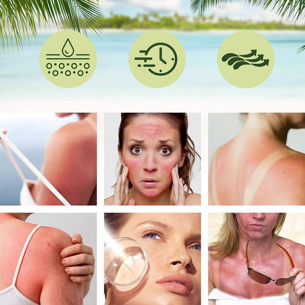 2pcs Aloe Soothing Sun Cream SPF50+ PA+++ 50ml