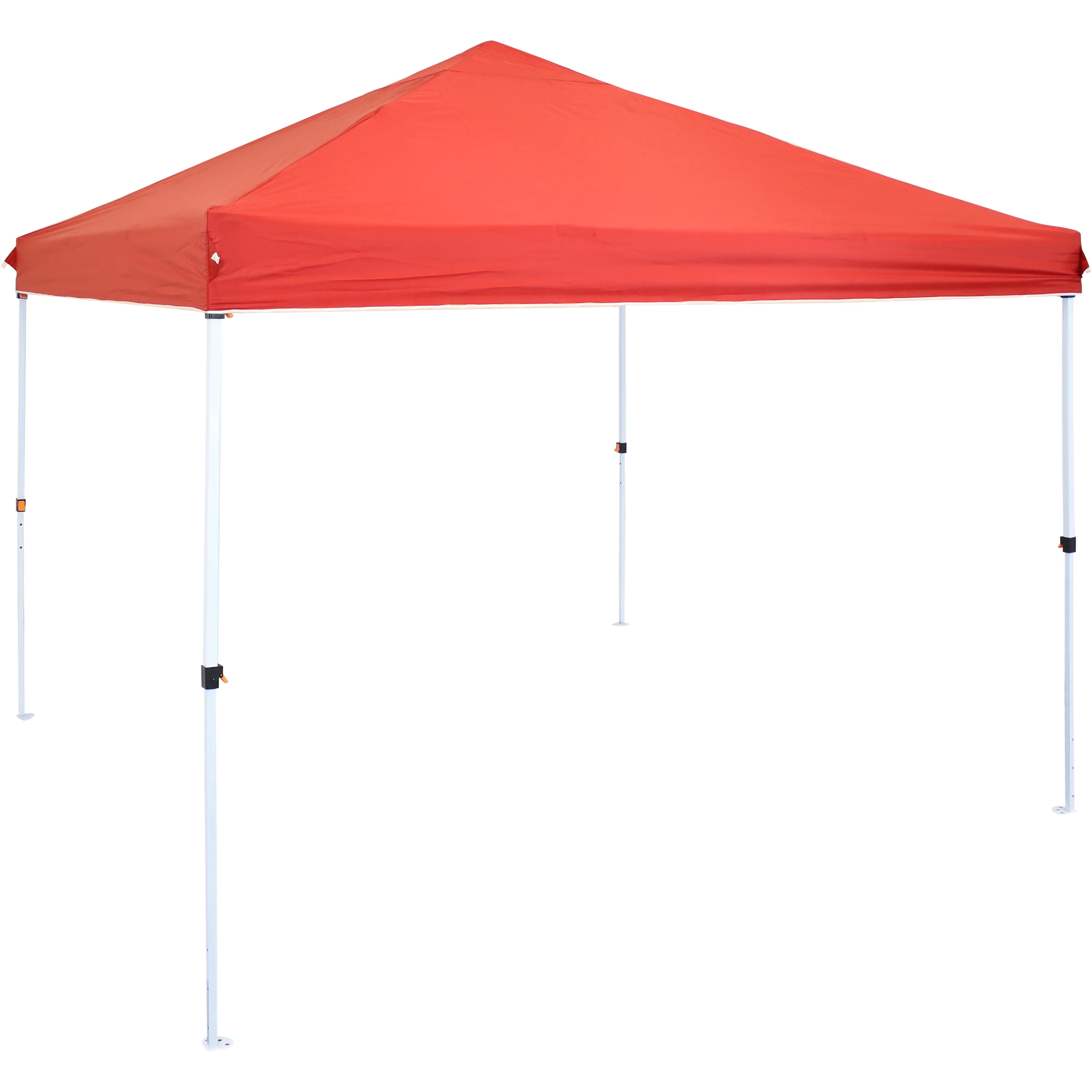Sunnydaze Standard Pop-Up Canopy with Carry Bag and Sandbags -  10' x 10' -  Red