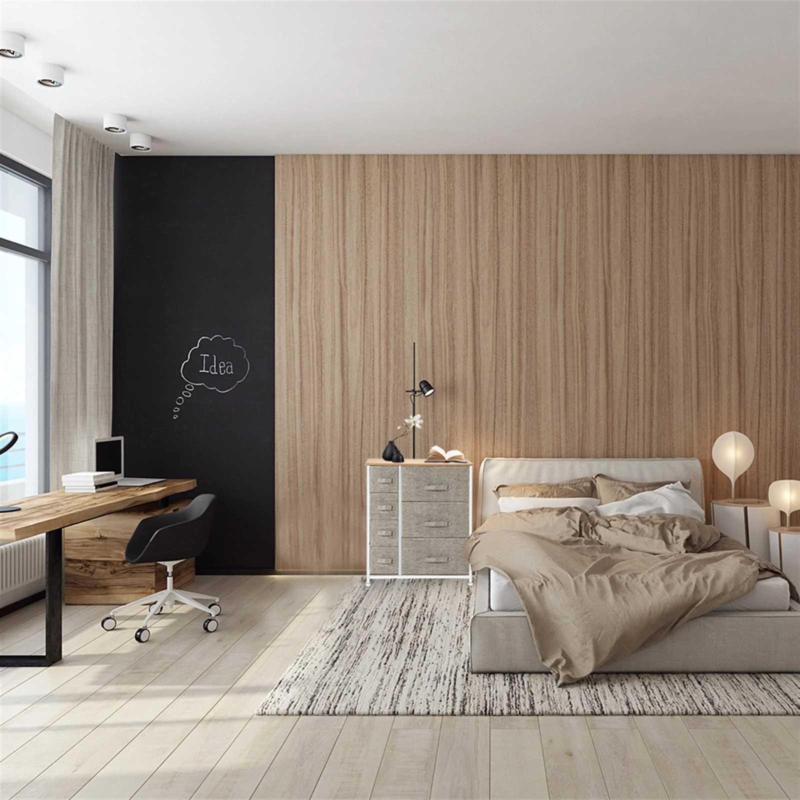 Inq Boutique Dresser With 7 Drawers - Furniture Storage Tower Unit For Bedroom, Hallway,