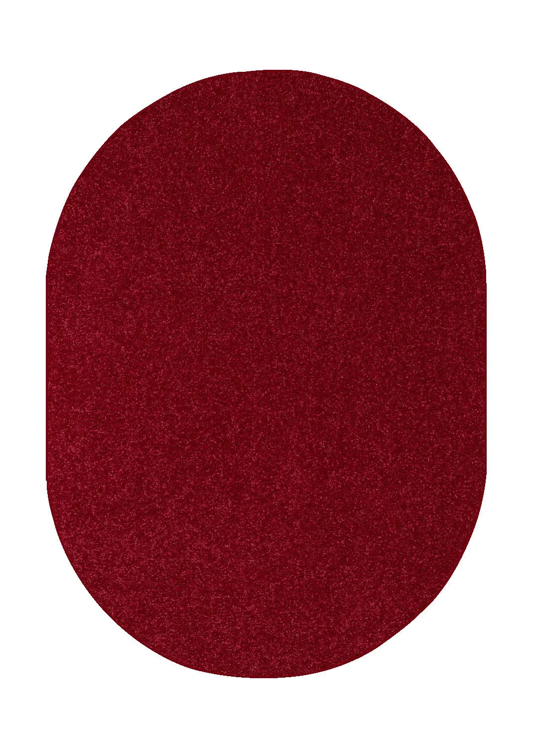 Home Queen Starwars Collection Solid Color Area Rugs Burgundy - 5' x 7' Oval