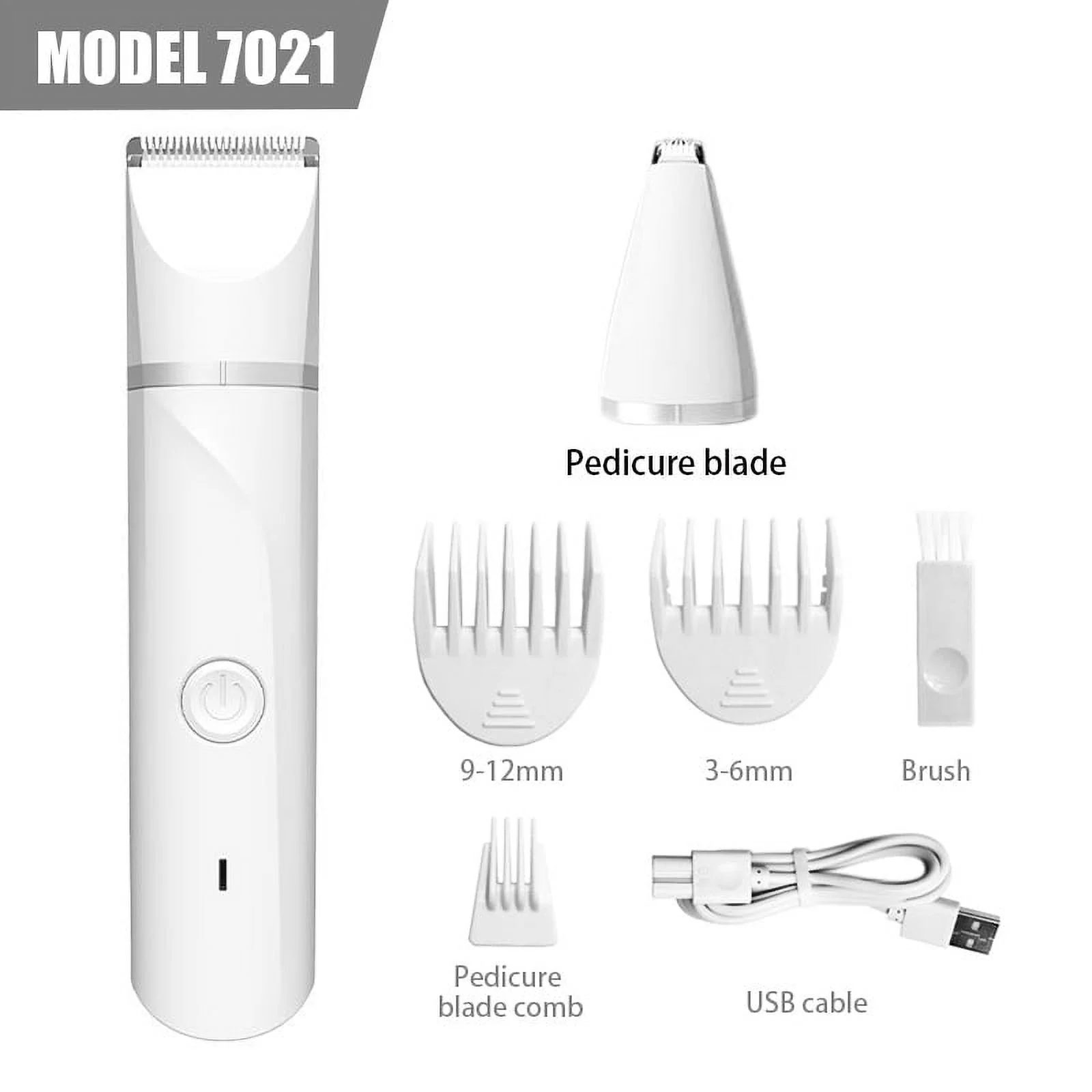 Pet Grooming Kit Rechargeable Pets Clippers Dog Hair Trimmer Foot Hair Cutting Machine