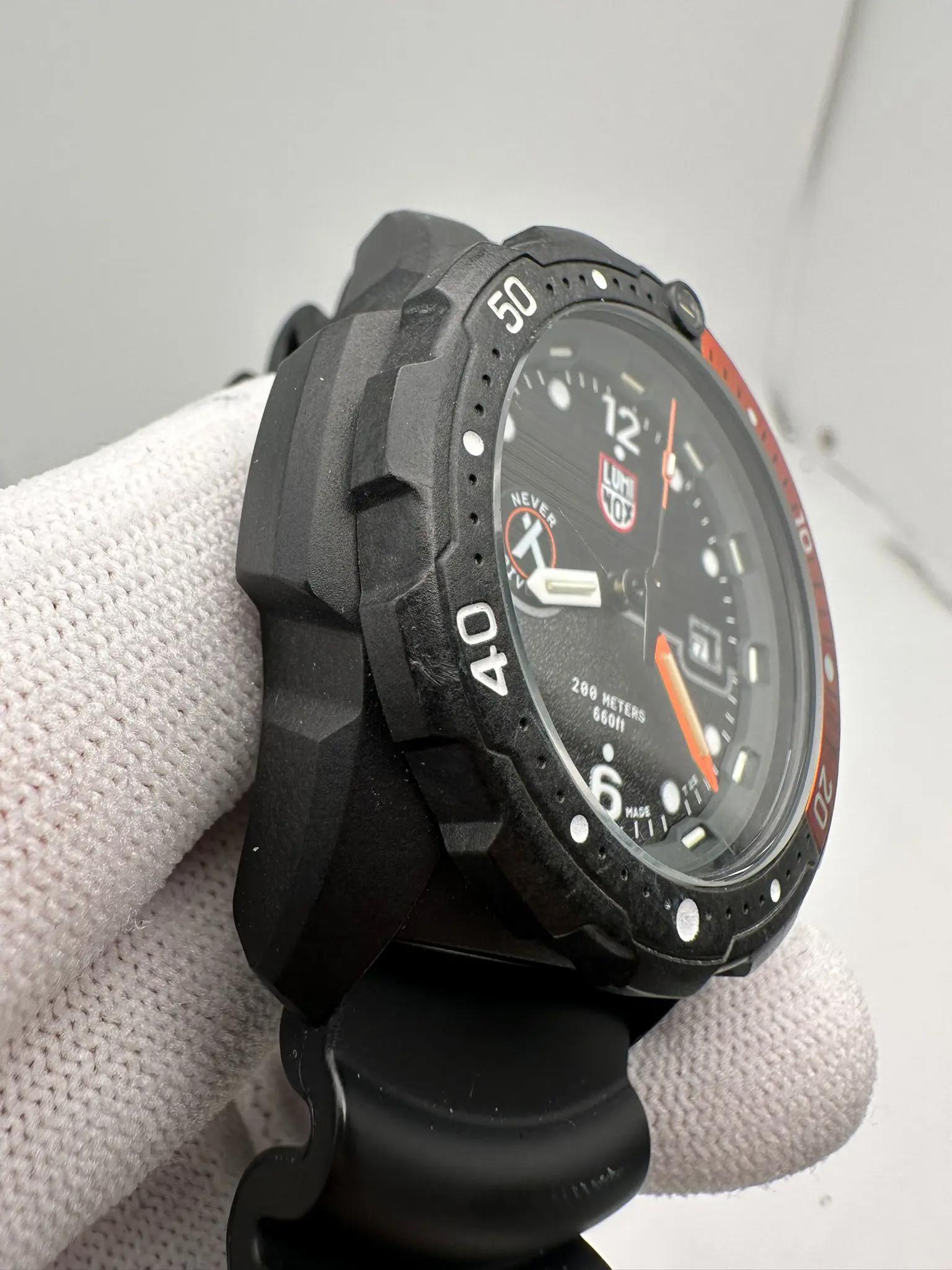 Luminox Bear Grylls Survival 42mm Carbon Black Dial Rubber Quartz Watch XB.3729