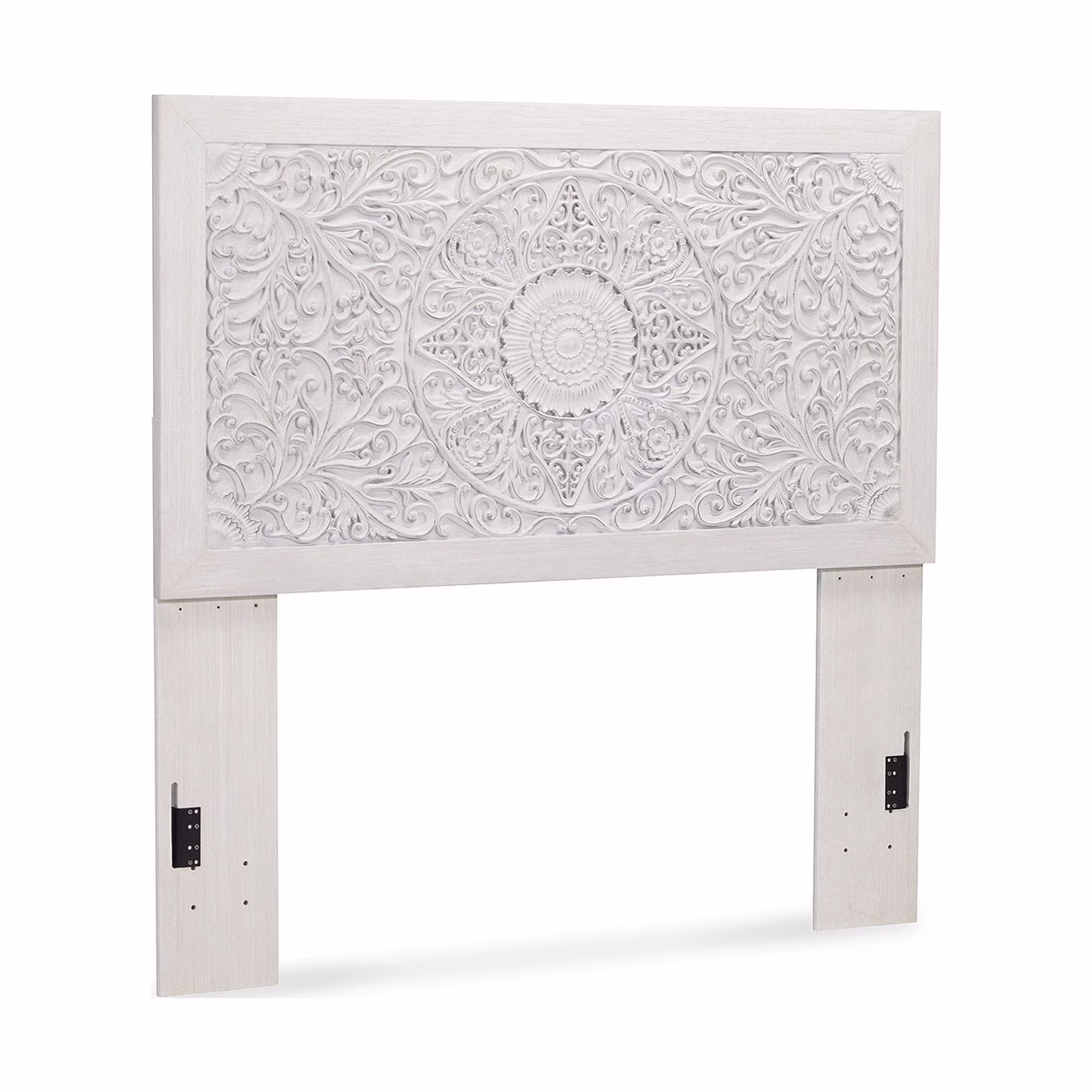 Signature Design by Ashley Traditional Anarasia Twin Sleigh Headboard  White