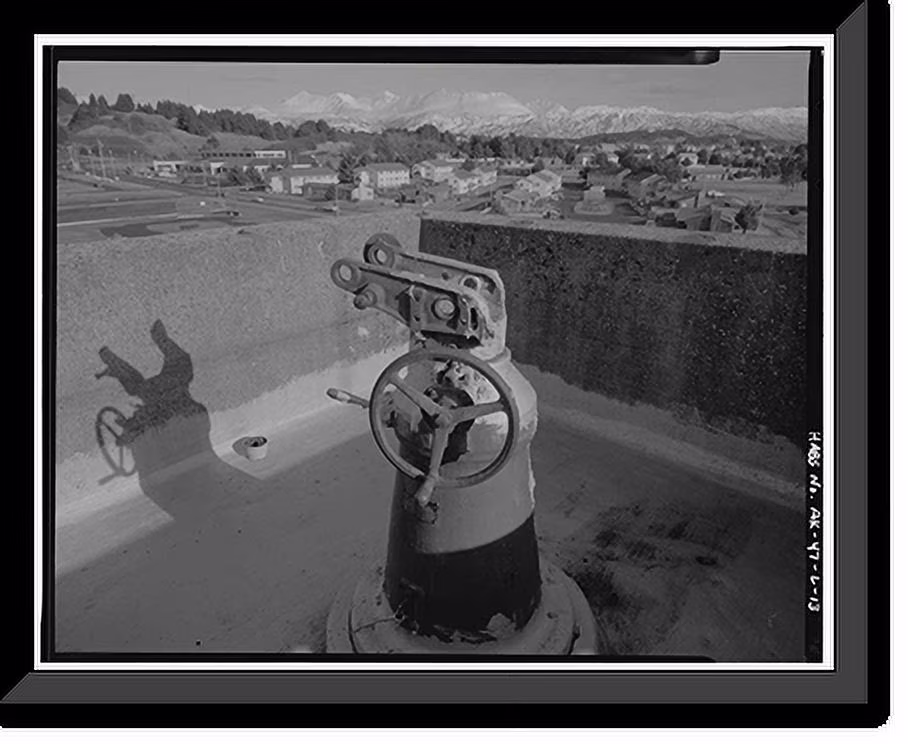 Historic Framed Print, Kodiak Naval Operating Base, General Storehouse, U.S. Coast Guard Station, Kodiak, Kodiak Island Borough, AK - 13, 17-7/8