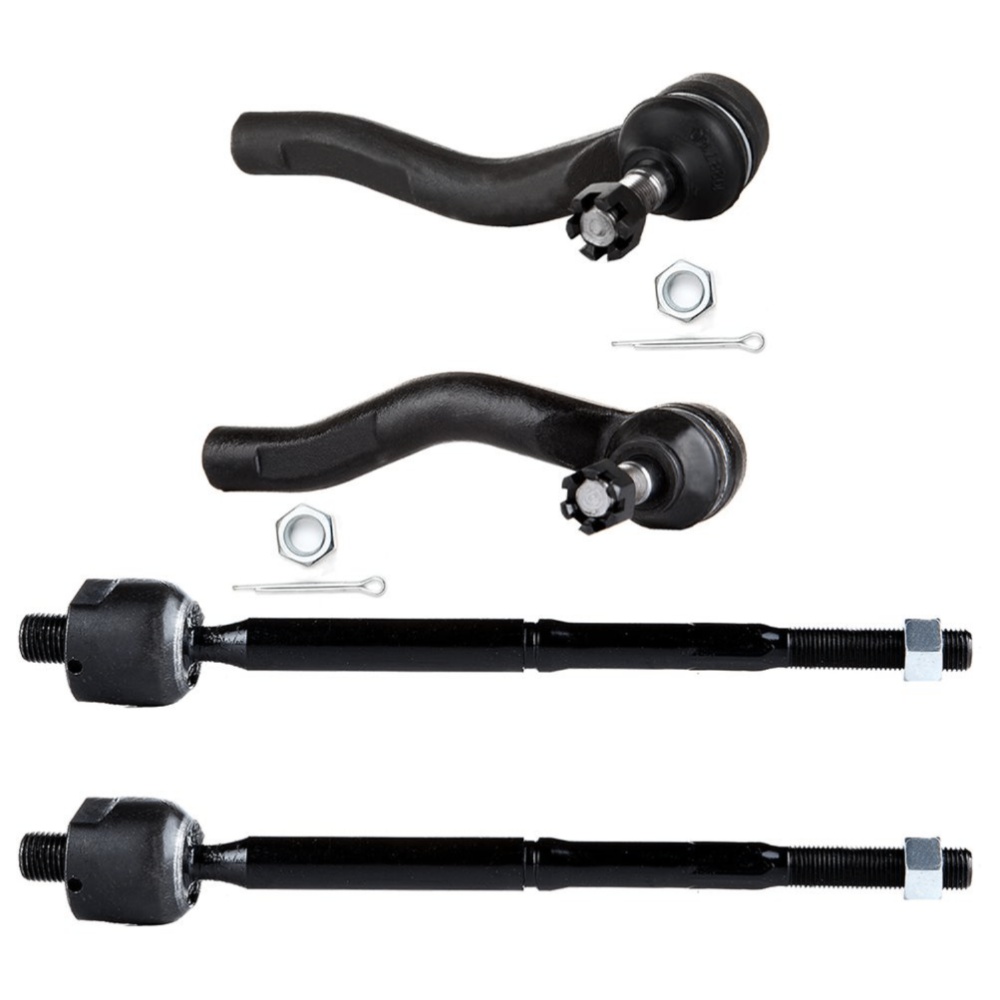 Teledu 4pc Kit: Inner + Outer Tie Rod End Links Steering Kit For 2000-2005 Echo Base