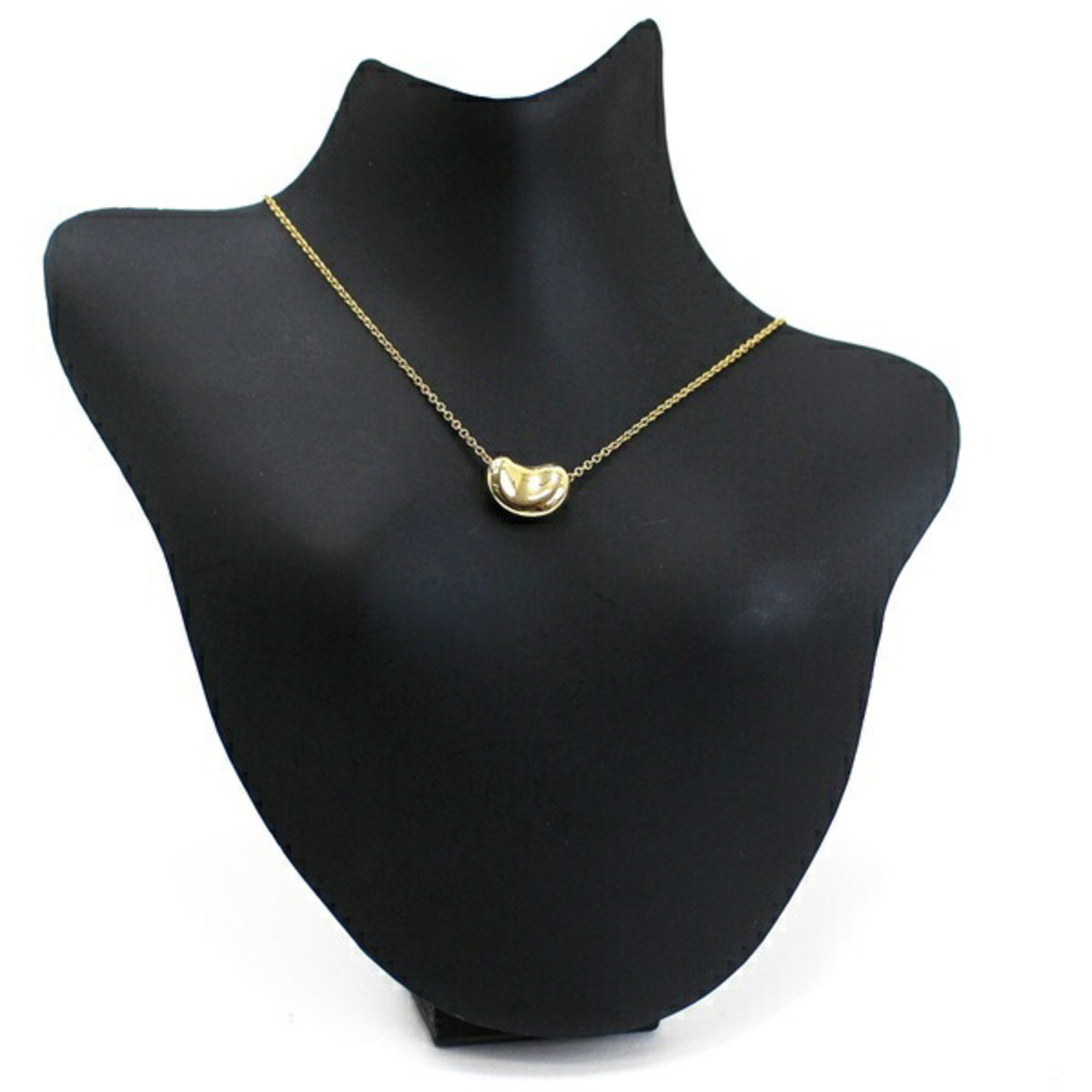 Pre-Owned Tiffany Beans Necklace Pendant K18YG 3.3g TIFFANY Ladies (Good)