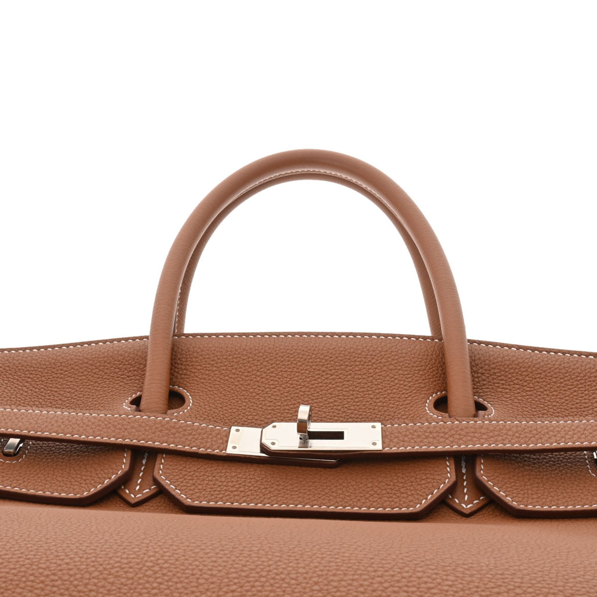 Pre-Owned HERMES Hermes Birkin 40 Gold Palladium Hardware Y Stamped (around 2020) Ladies Togo Handbag (Like New)