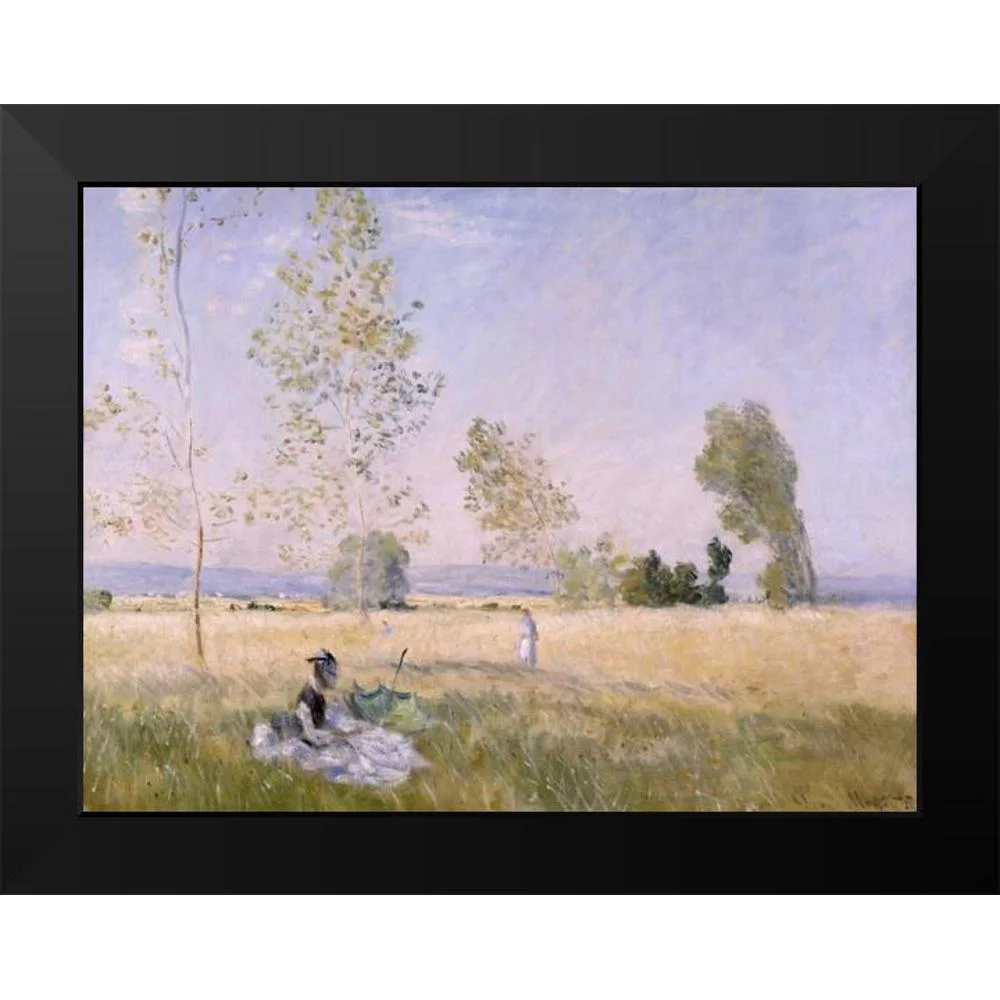 Monet, Claude 14x12 Black Modern Framed Museum Art Print Titled - Lete