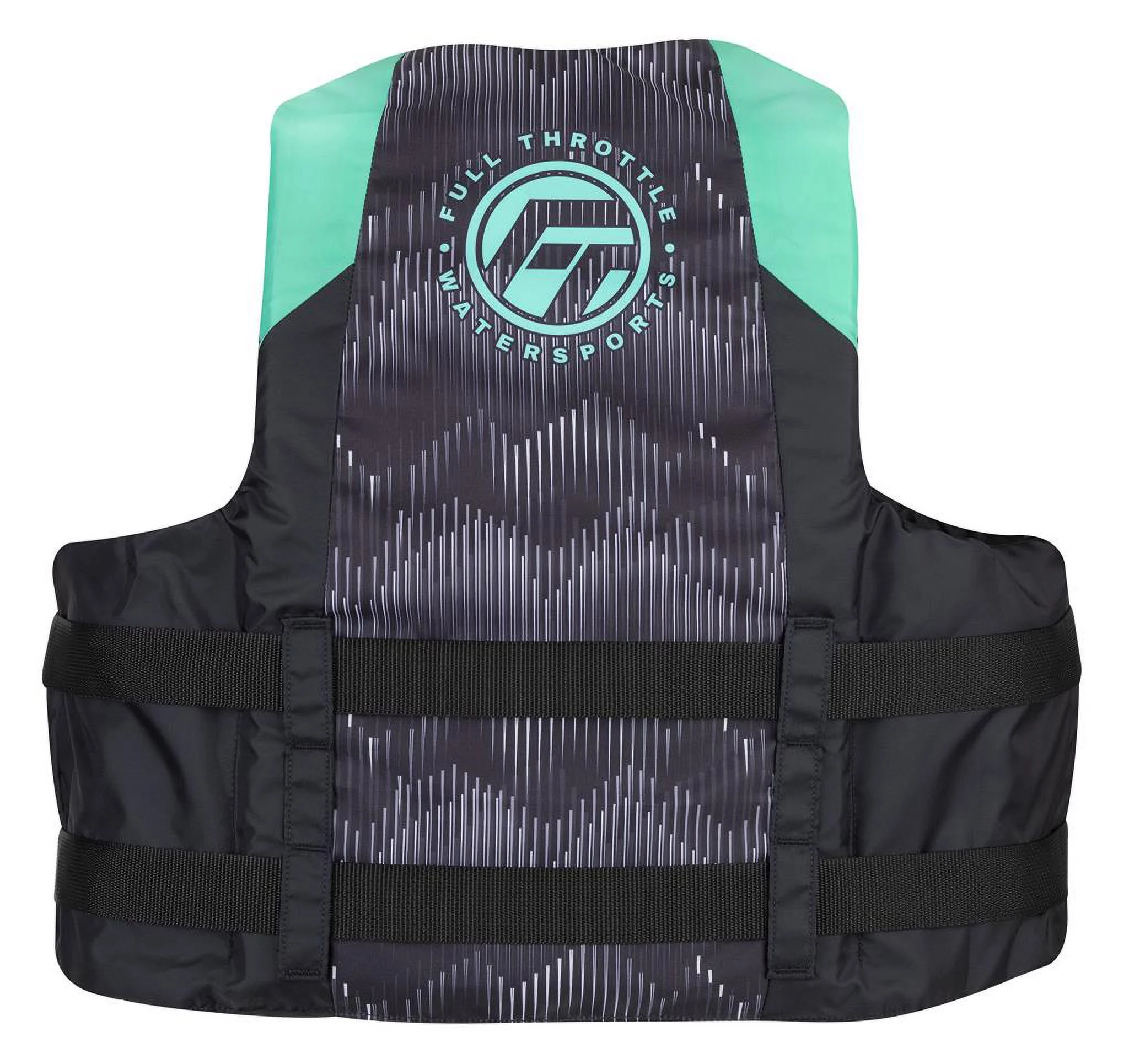 Full Throttle Adult Nylon Life Jacket S M Aqua