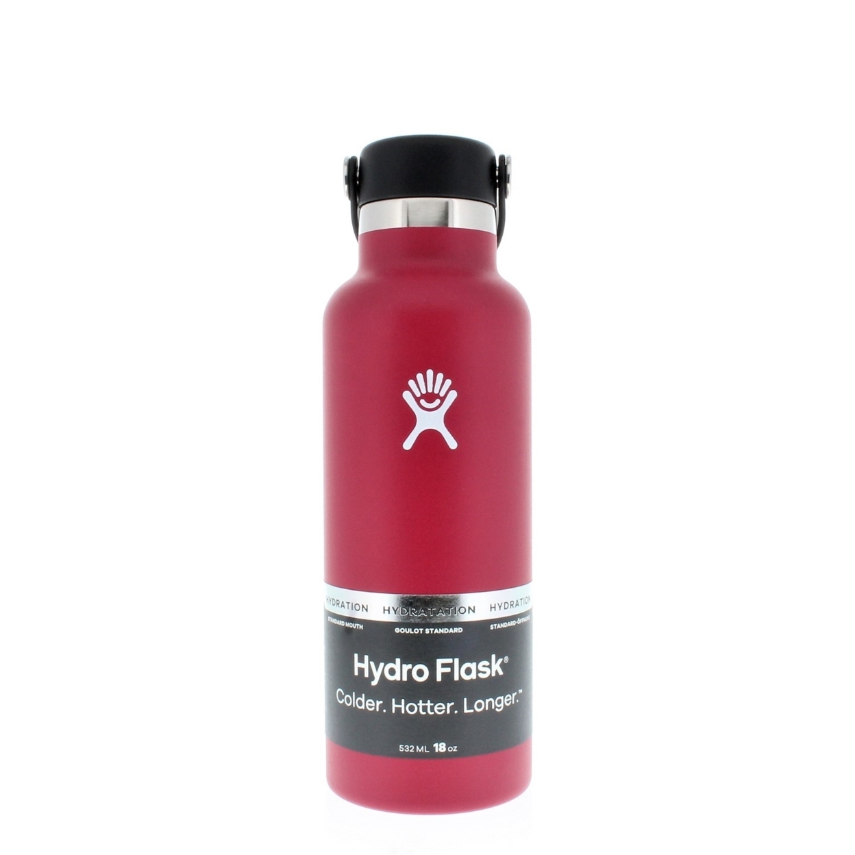 Hydro Flask Standard Mouth Water Bottle with Flex Cap Snapper 18oz/532ml