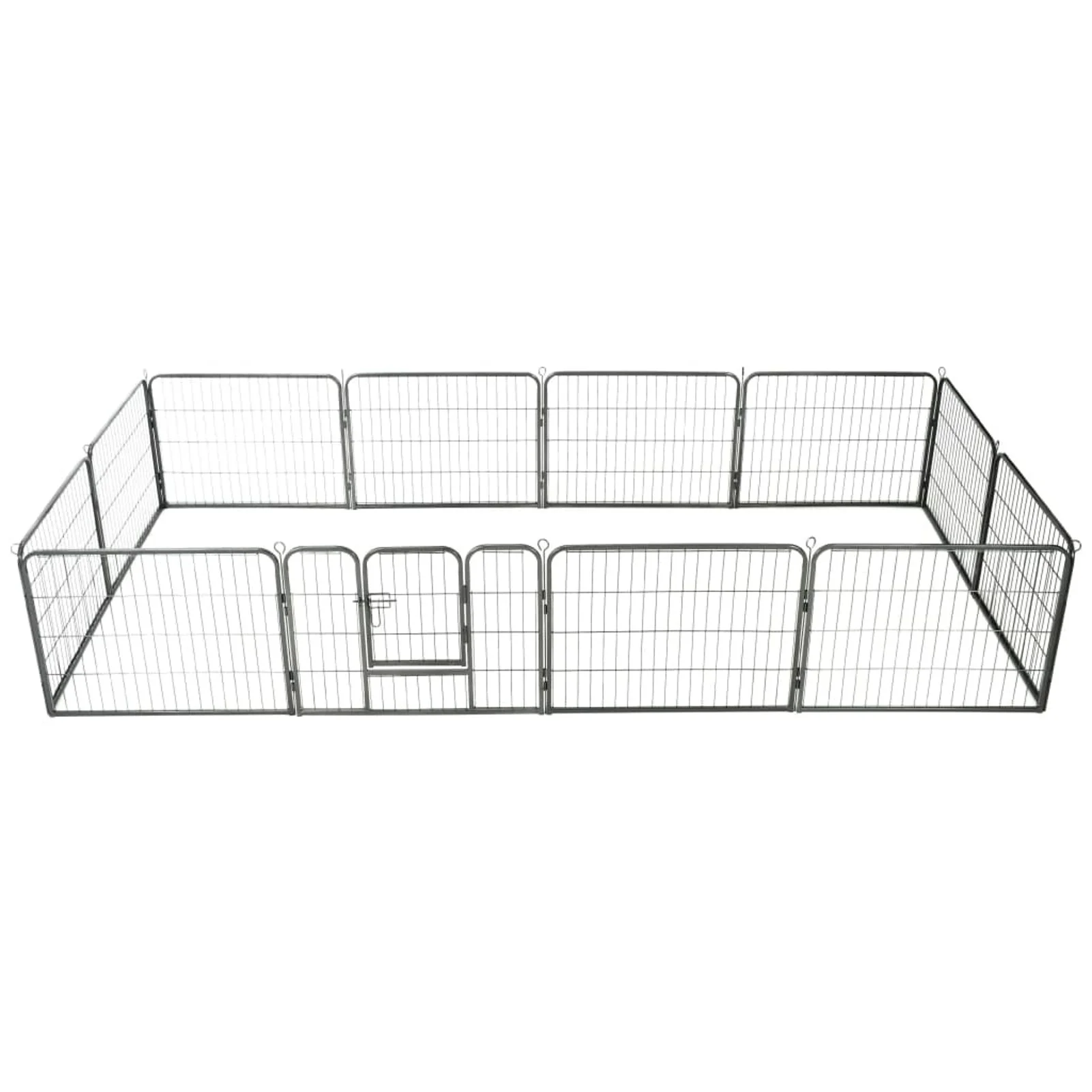 Andoer Dog Playpen 12 Panels Steel 31.5