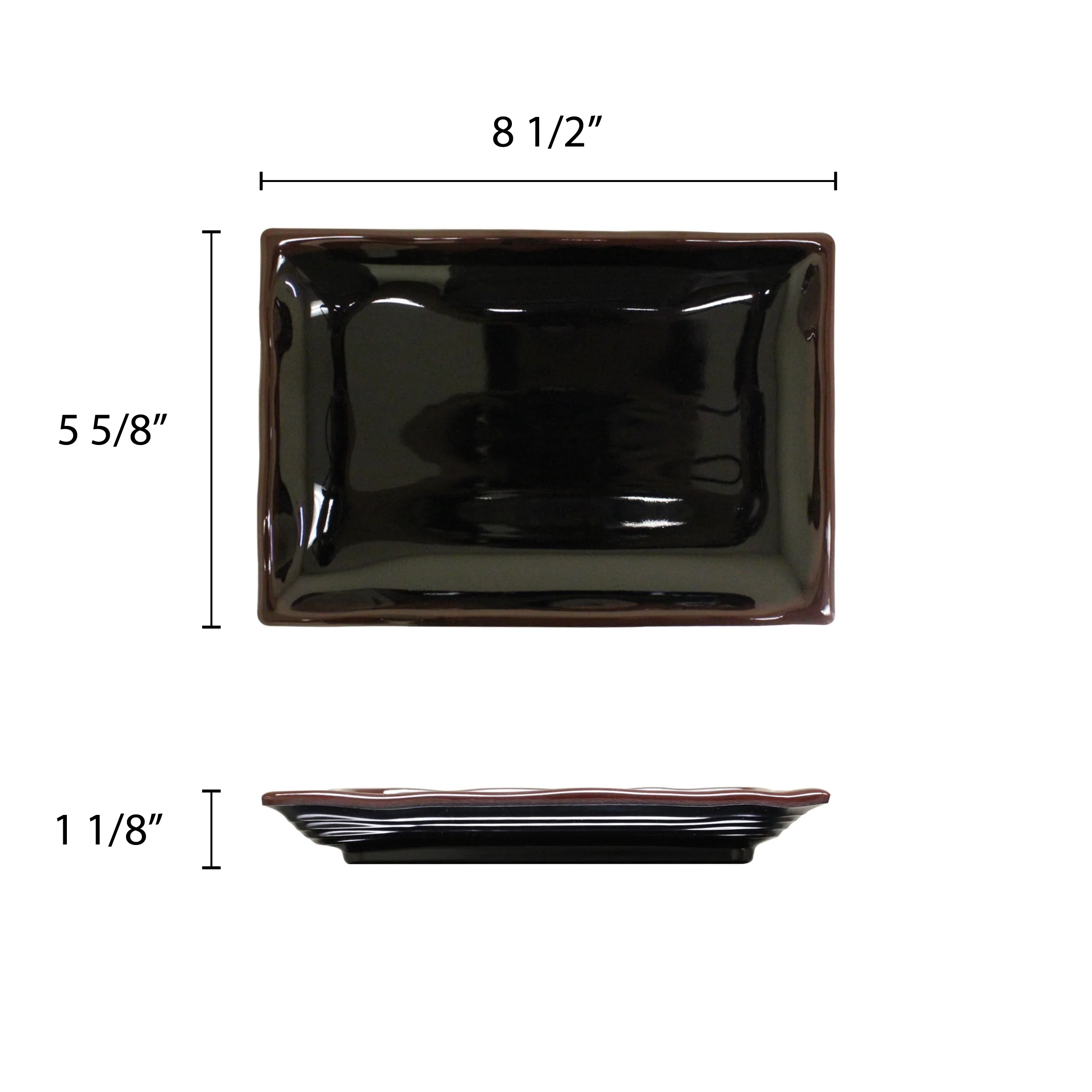 Excellante Tenmoku Melamine Dinnerware Collection 12 oz., 8 1/2