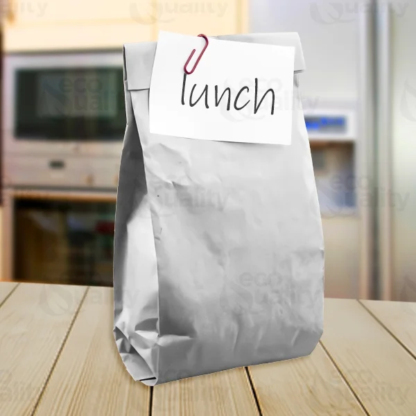 Paper Lunch Bags 16 Lb White Paper Bags 16LB Capacity - Kraft White Paper Bags, Bakery Bags, Candy Bags, Lunch Bags, Grocery Bags, Craft Bags - #16 Large Lunch Paper Bags by EcoQuality (100, #16)